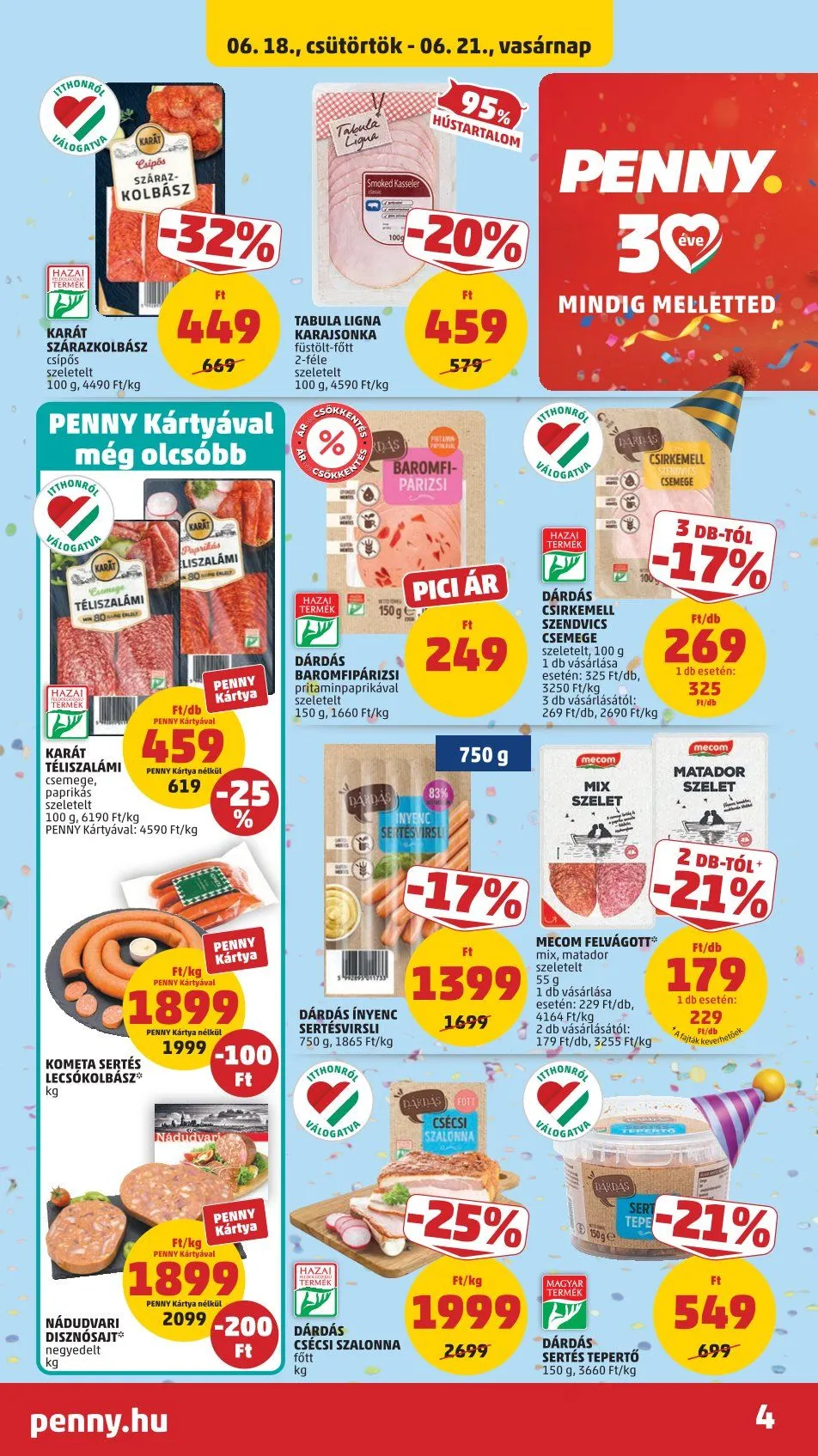 Katalógus  Penny Market legfrissebb ajánlatai június 18.-tól június 24.-ig 2026. - Oldal 4