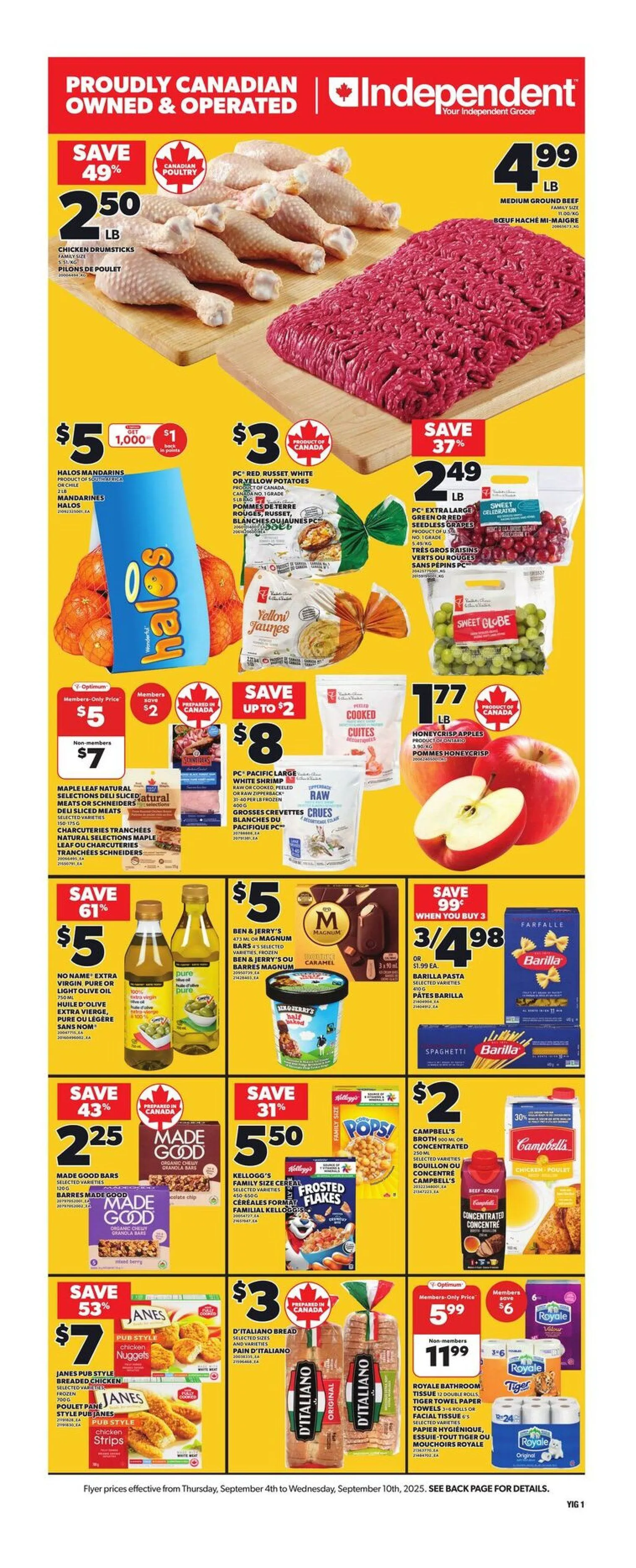 Independent Sales from September 4 to September 10 2025 - flyer page 4