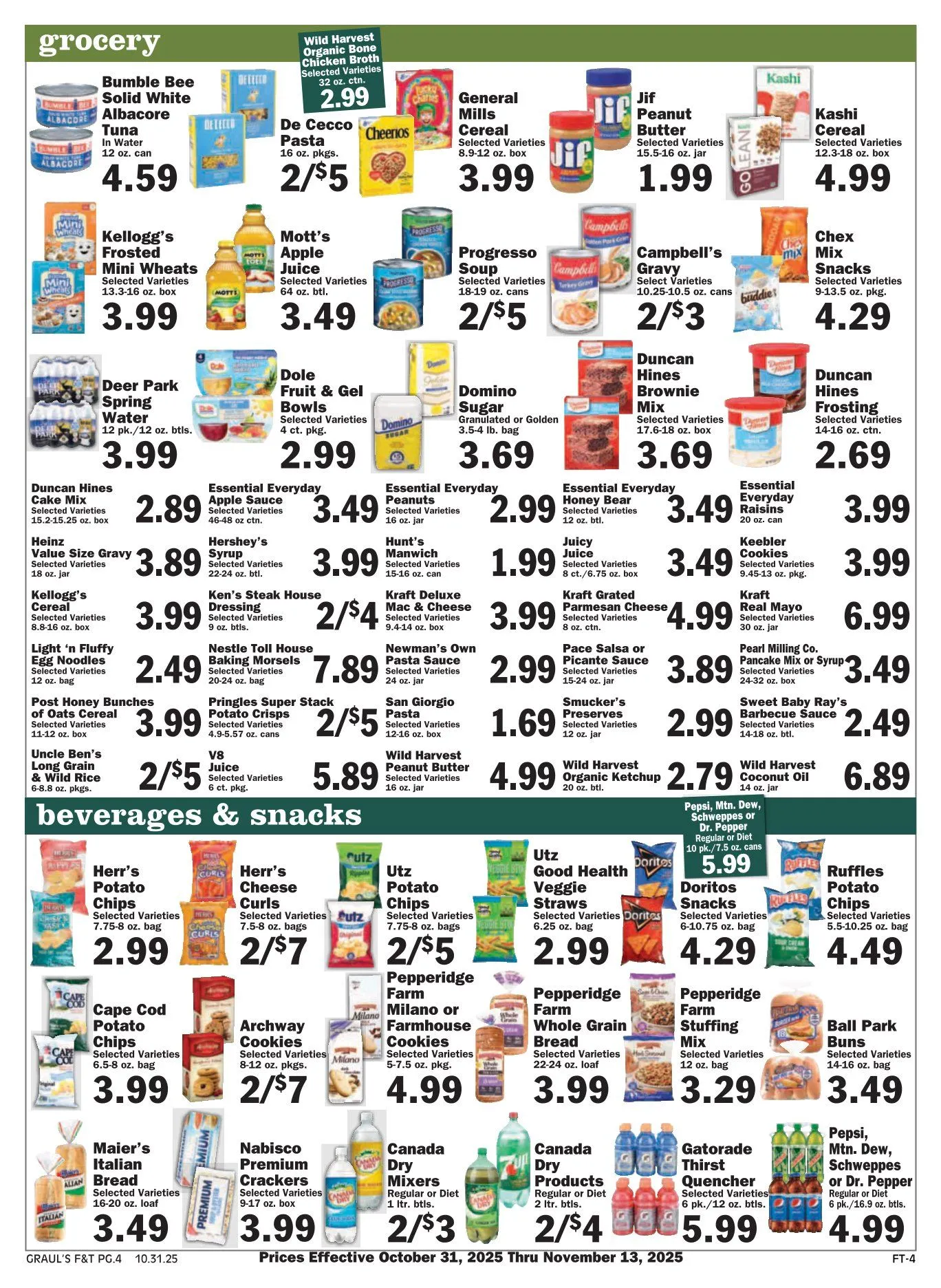 Weekly ad Graul's Market Sales from October 31 to November 13 2025 - Page 4