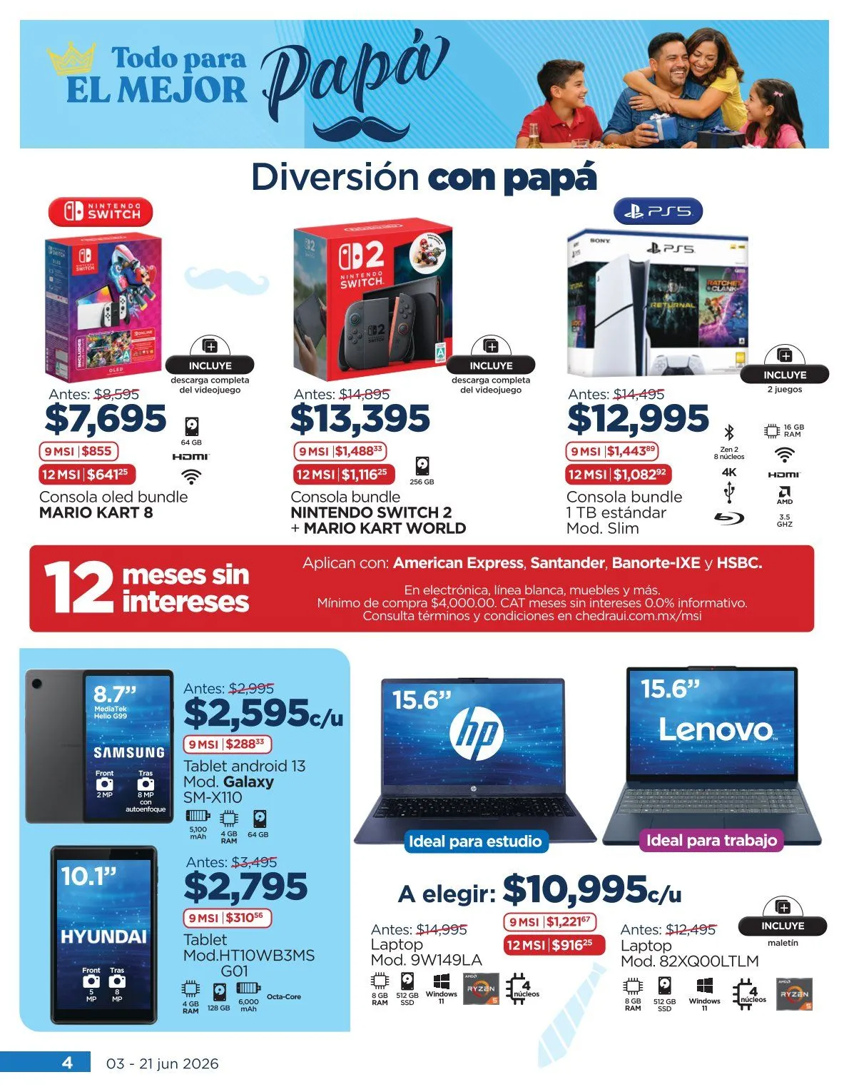 Catálogo de Chedraui Ofertas 3 de junio al 21 de junio 2026 - Pagina 4