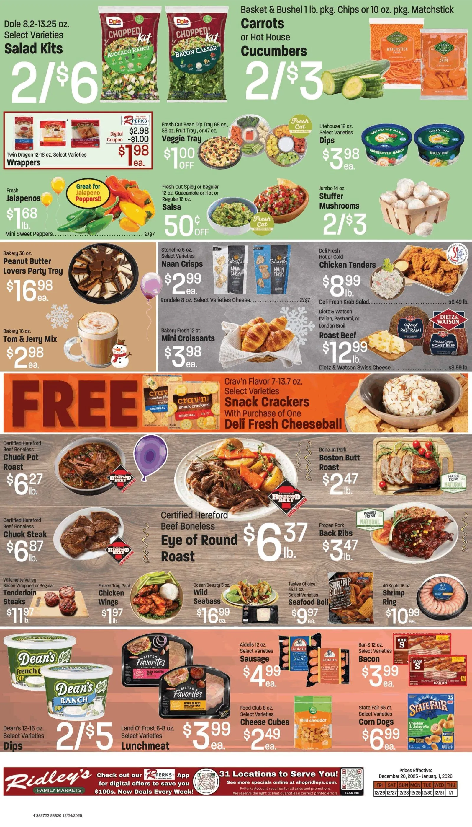 Weekly ad Ridley's Family Markets Sales from December 26 to January 5 2026 - Page 4