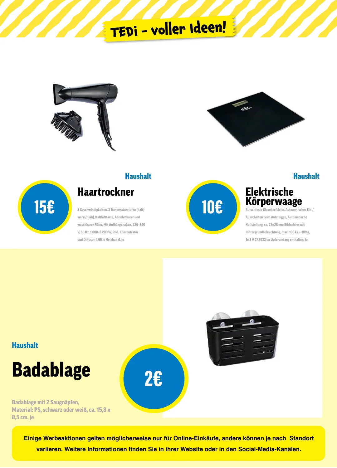 Rabatte von 30. Oktober bis 14. November 2025 - Prospekt seite 3