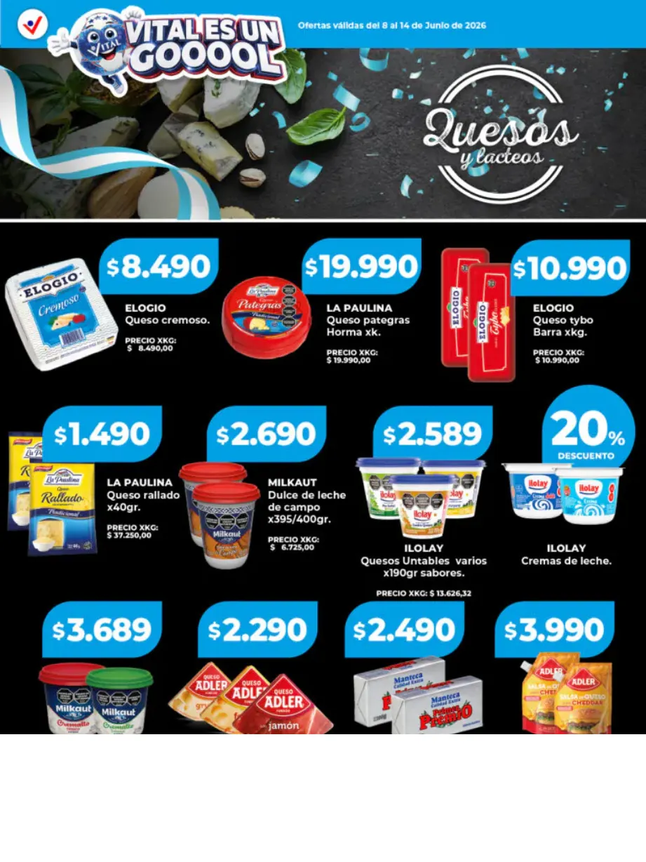 Ofertas de Ofertas Vital  8 de junio al 14 de junio 2026 - Página 4 del catálogo