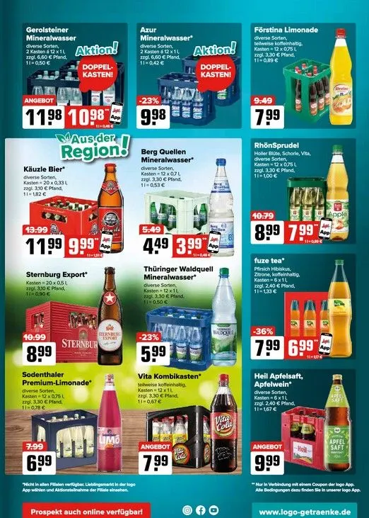 Logo Getränkemarkt Angebote von 7. April bis 12. April 2025 - Prospekt seite 3