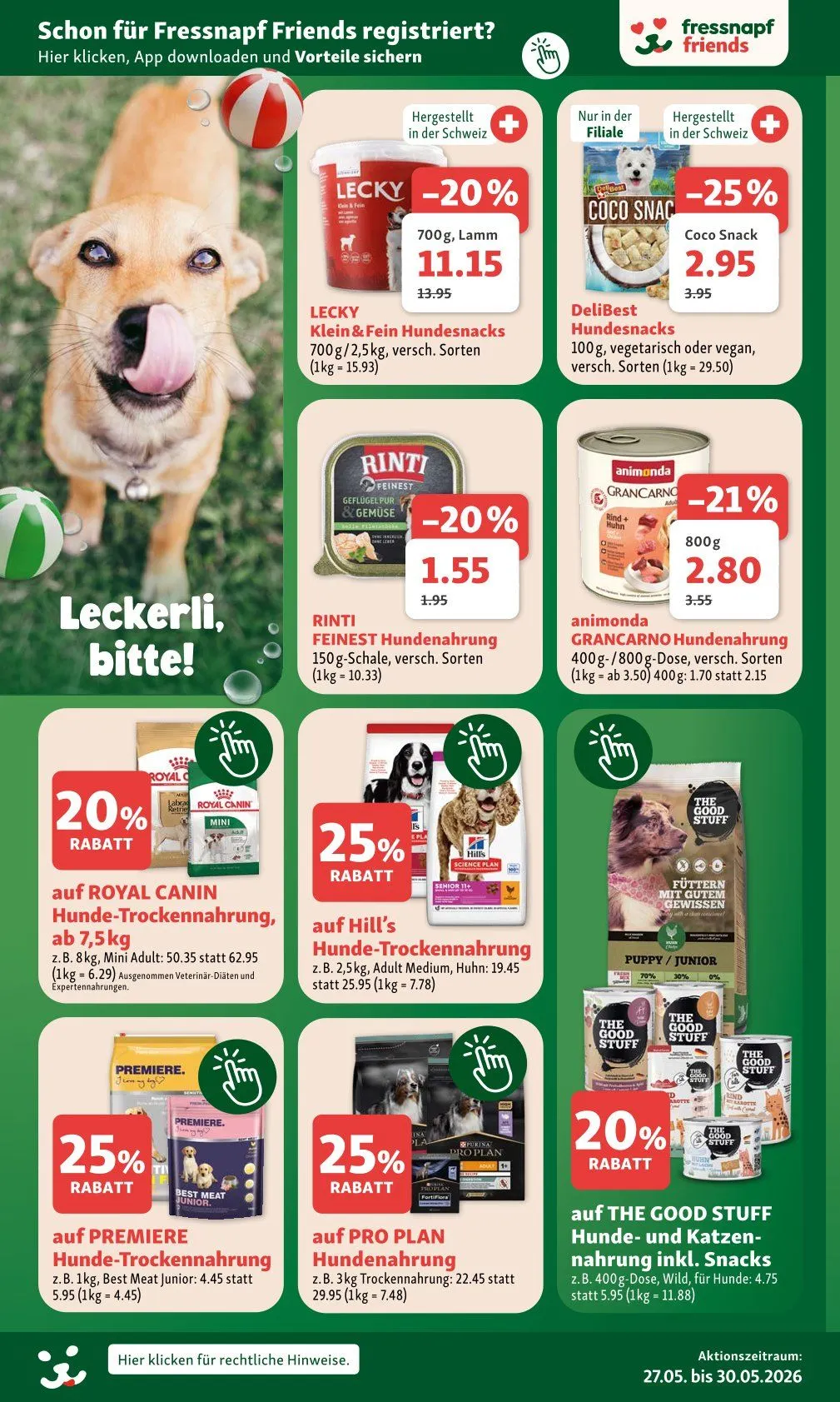 Fressnapf Prospekte von 27. Mai bis 30. Mai 2026 - Prospekt seite 4