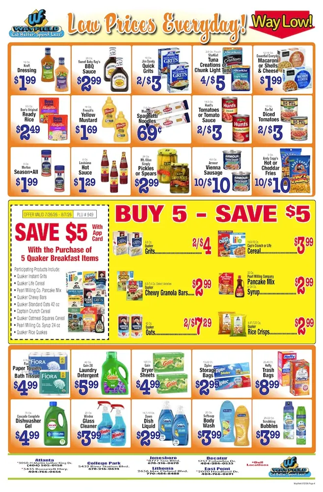 Weekly ad  Wayfield Sales from July 27 to August 2 2026 - Page 4