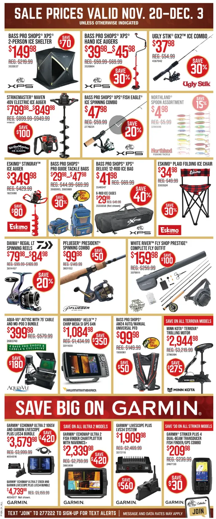 Cabelas Sales from November 20 to December 3 2025 - flyer page 4
