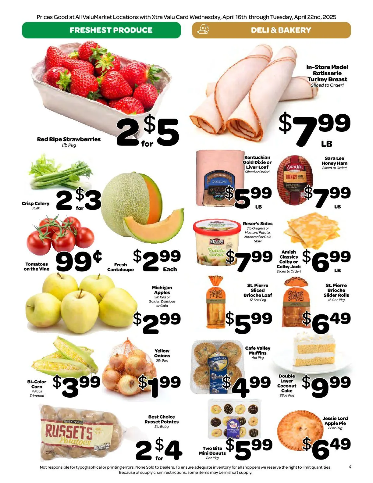 Weekly ad ValuMarket Sales from April 16 to April 22 2025 - Page 4