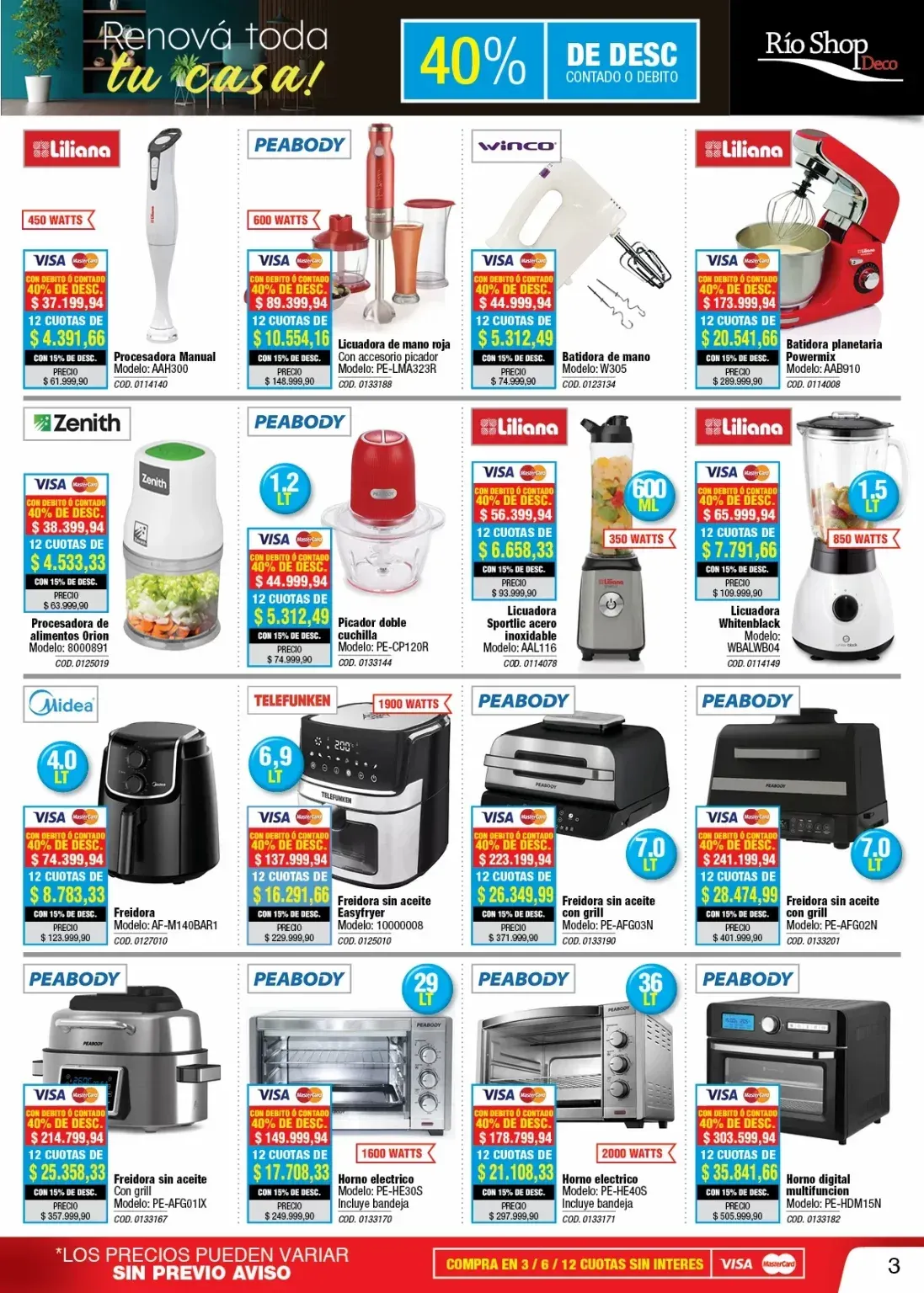 Ofertas de Rio Shop Deco Ofetas del mes 9 de septiembre al 4 de octubre 2025 - Página 3 del catálogo