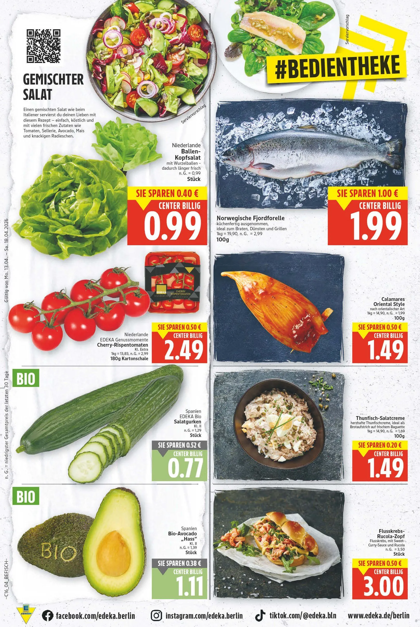 Edeka Angebote von 13. April bis 19. April 2026 - Prospekt seite 4