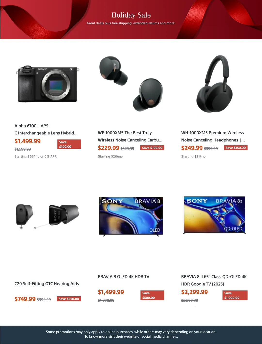 Weekly promotion Sony Sales spanning from November 20 to November 30 2025 - Page 3 for Catalogue 365