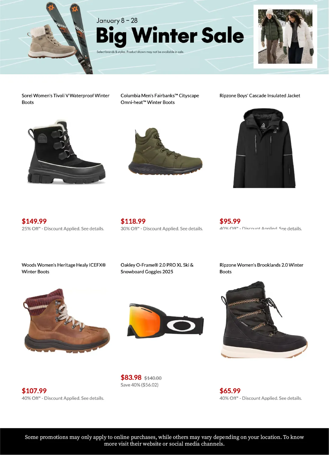 Sport Chek Sales from January 16 to January 31 2026 - flyer page 3