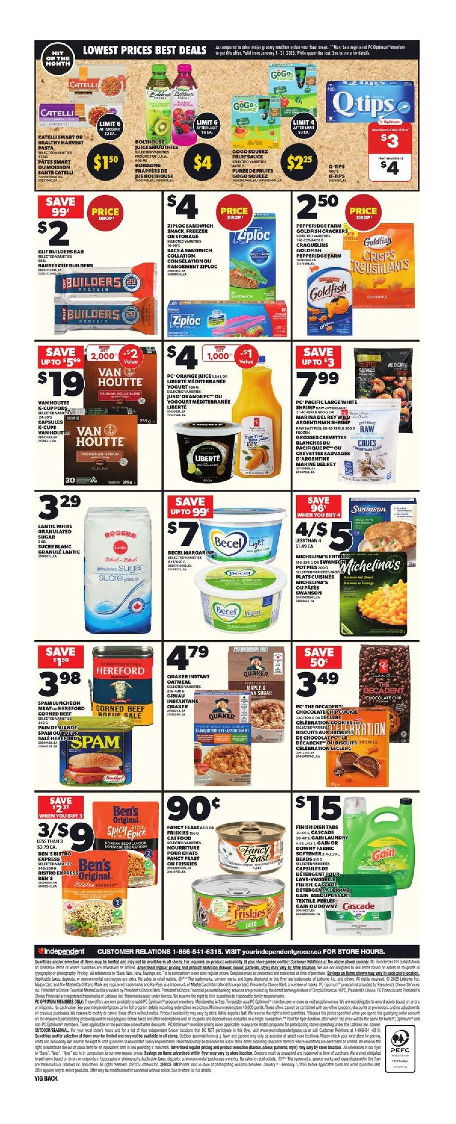 Independent  Sales from January 9 to January 15 2025 - flyer page 2