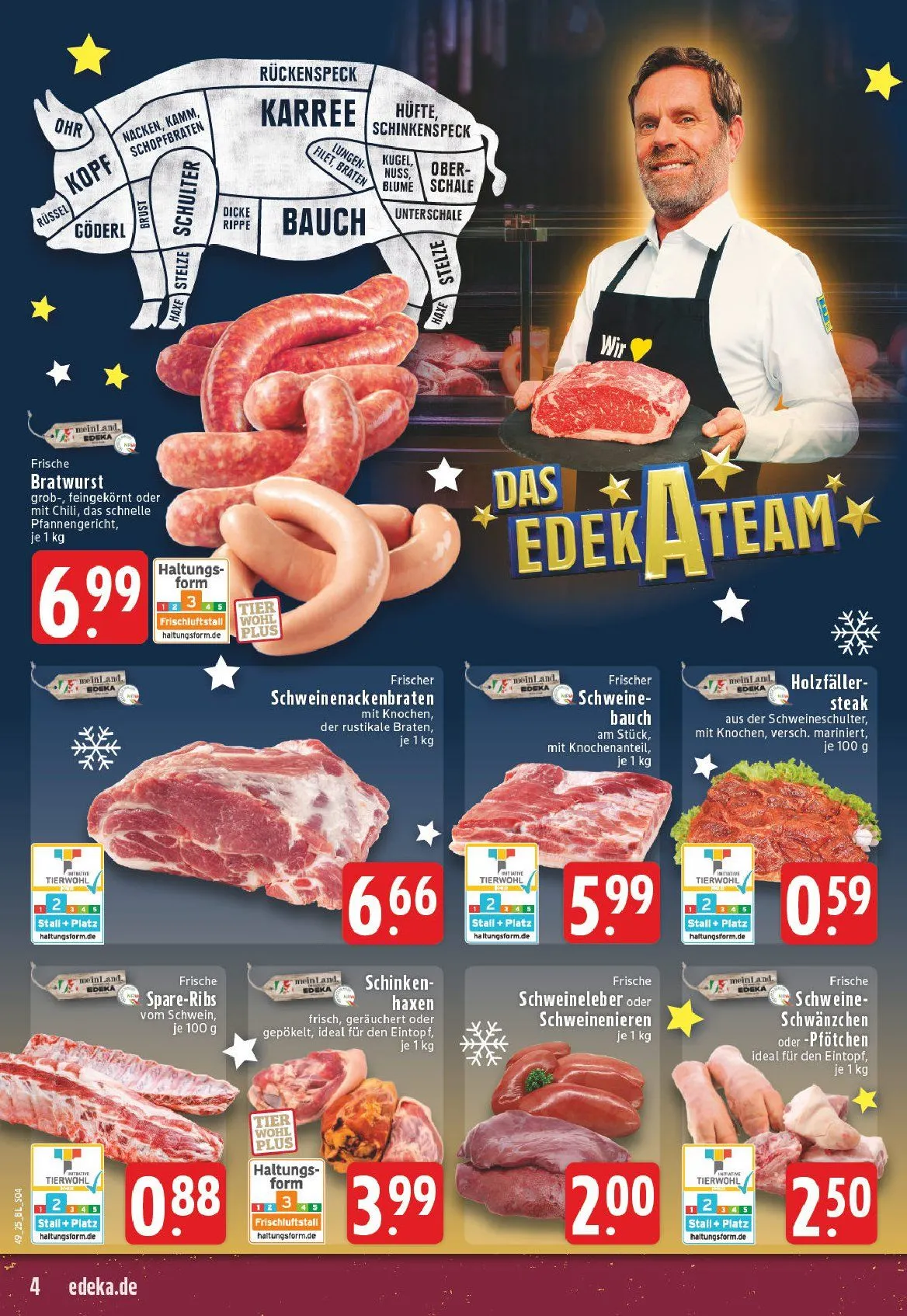 Edeka Angebote von 1. Dezember bis 6. Dezember 2025 - Prospekt seite 4