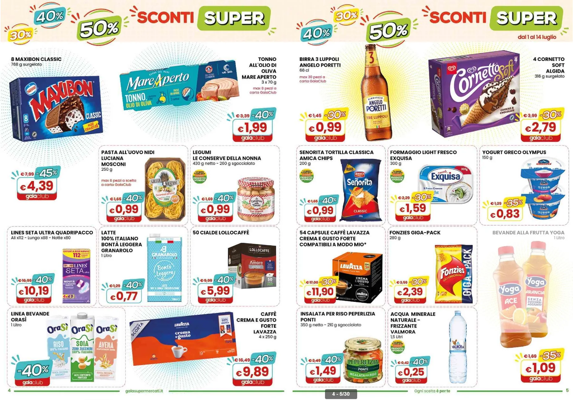  Volantini Gala Supermercati da 1 luglio a 14 luglio di 2026 - Pagina del volantino 4