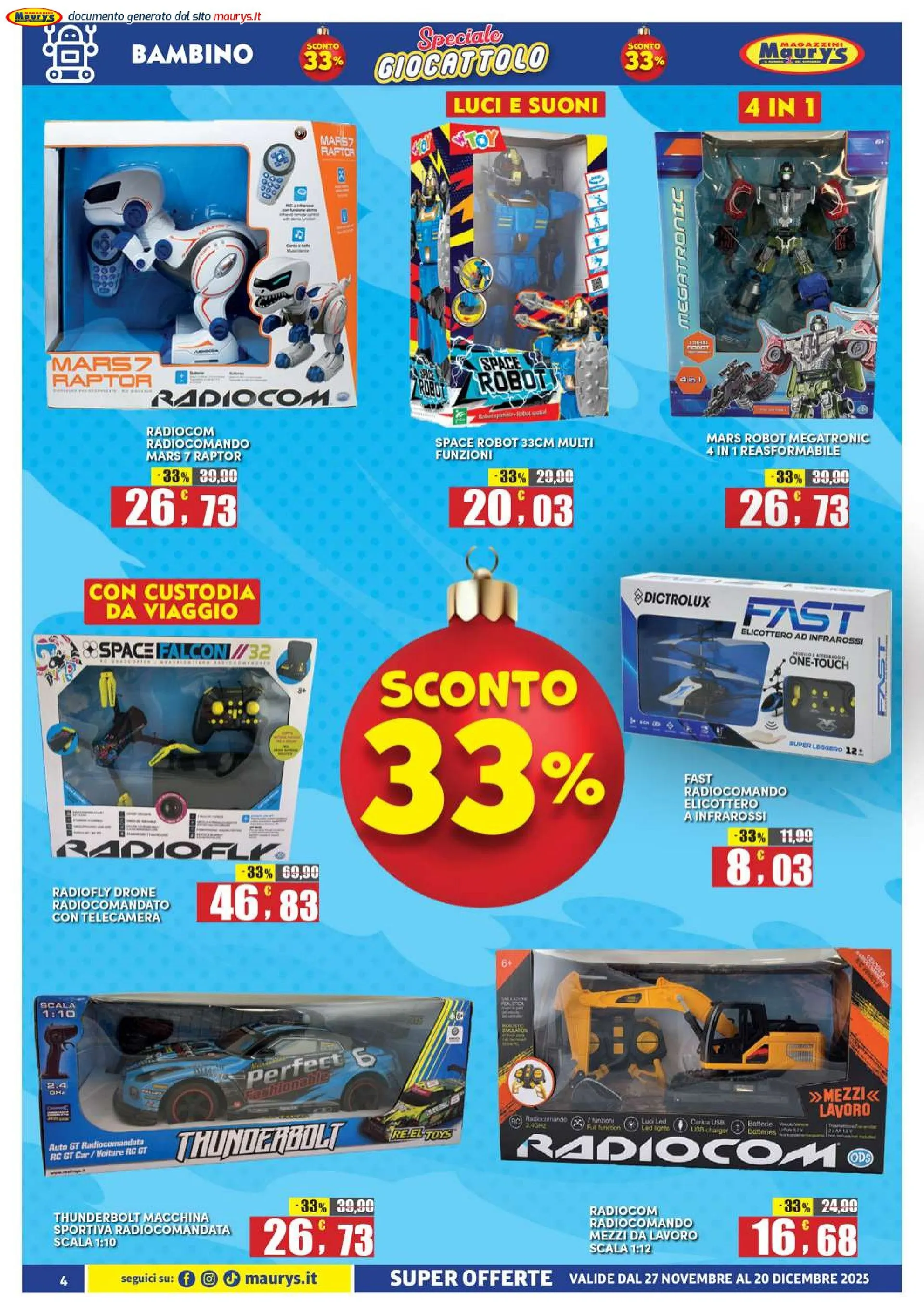 Maury's Volantino da 27 novembre a 20 dicembre di 2025 - Pagina del volantino 4