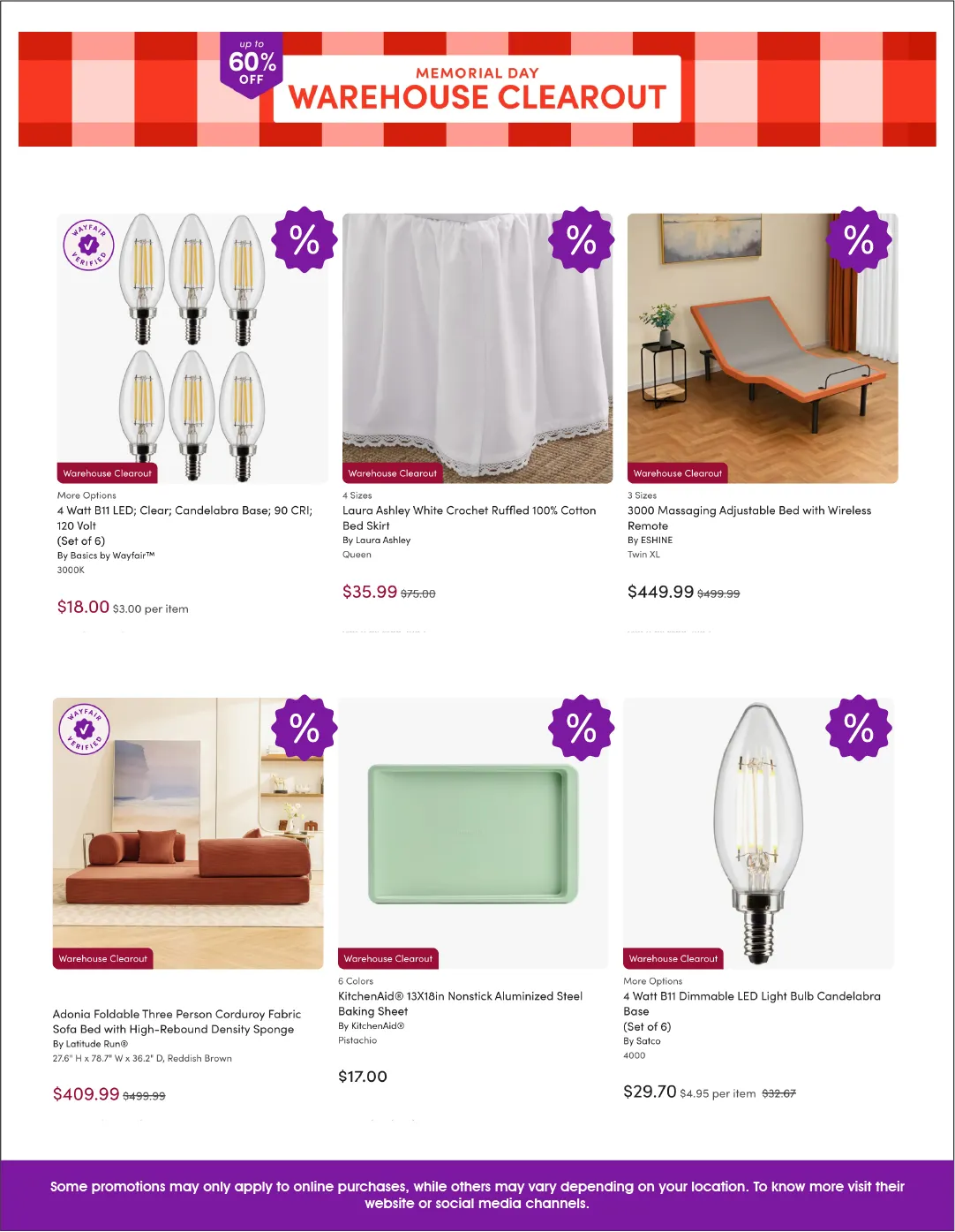 Weekly ad Wayfair Sales from May 28 to June 11 2026 - Page 3