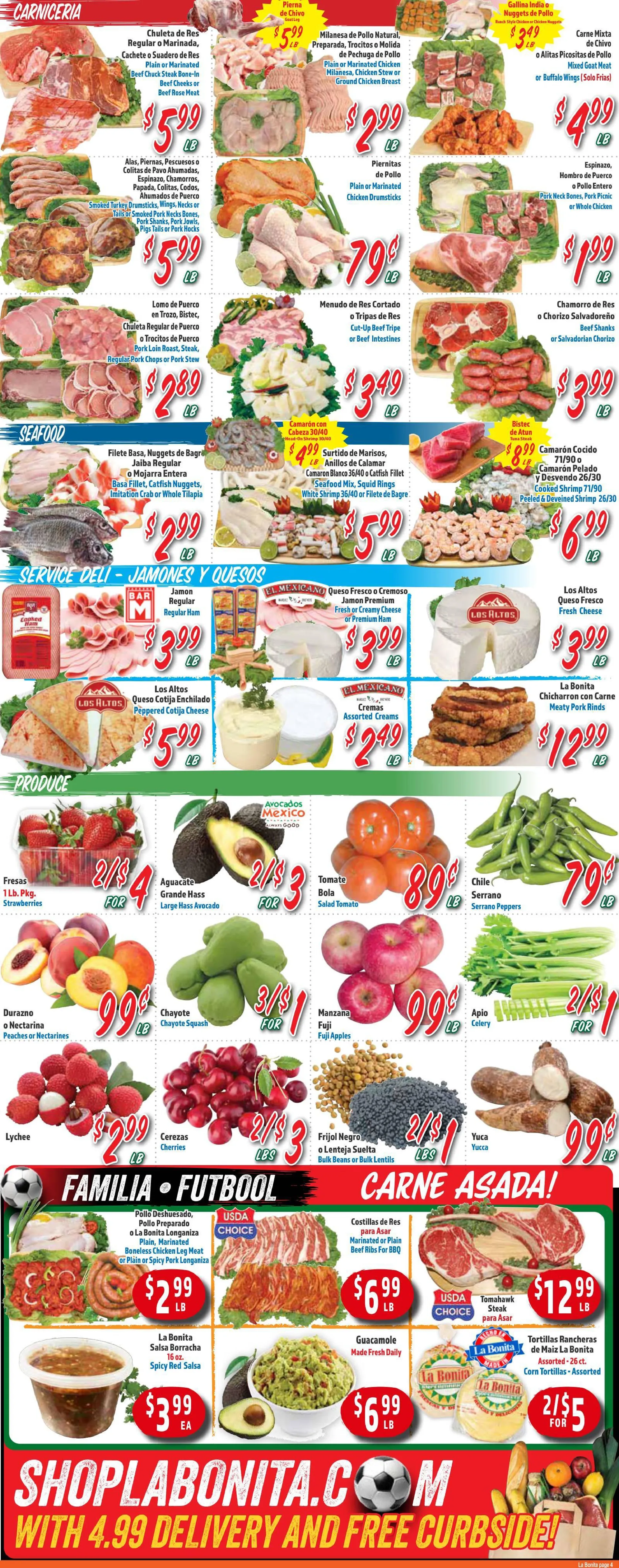 Weekly ad La Bonita Supermarkets Sales from June 24 to June 30 2026 - Page 4
