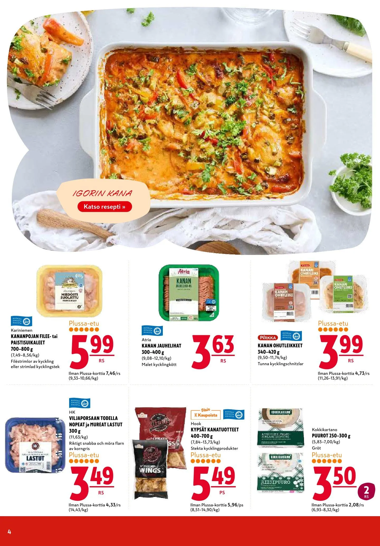 Kaupan K-Citymarket uusimmat tarjoukset voimassa alkaen 4. helmikuuta - 8. helmikuuta 2026 - Tarjouslehti sivu 4