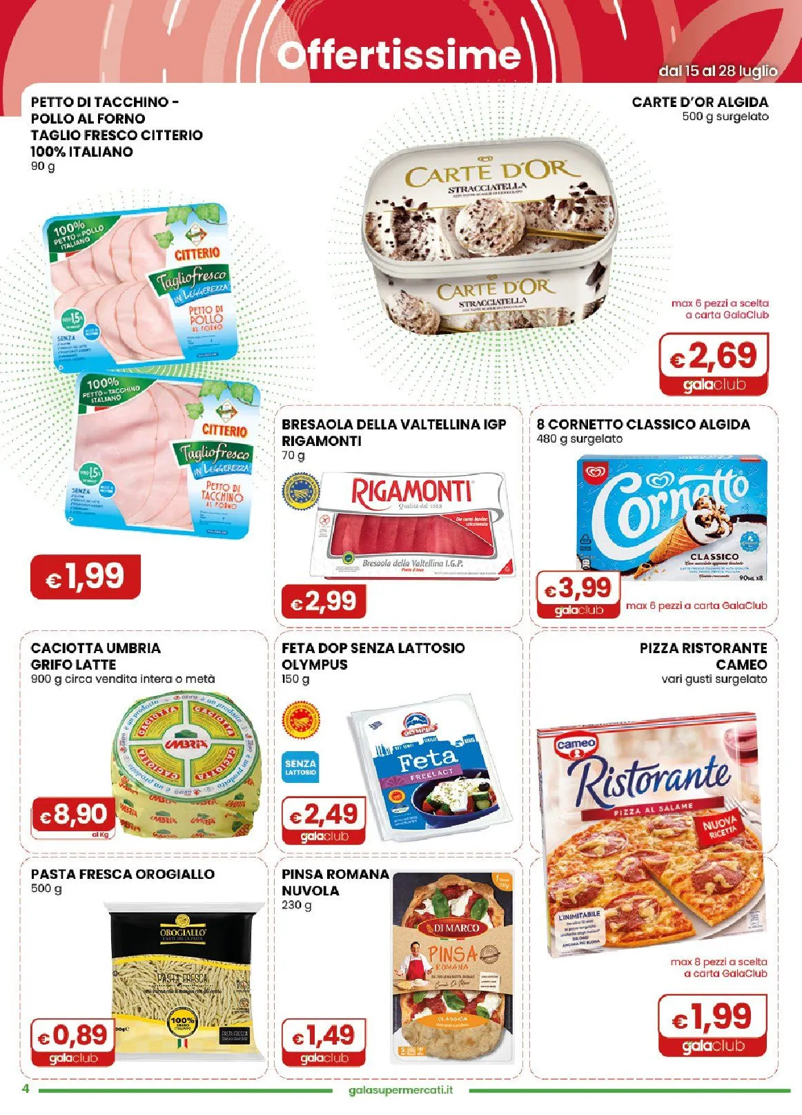 Volantini Gala Supermercati da 15 luglio a 28 luglio di 2026 - Pagina del volantino 4
