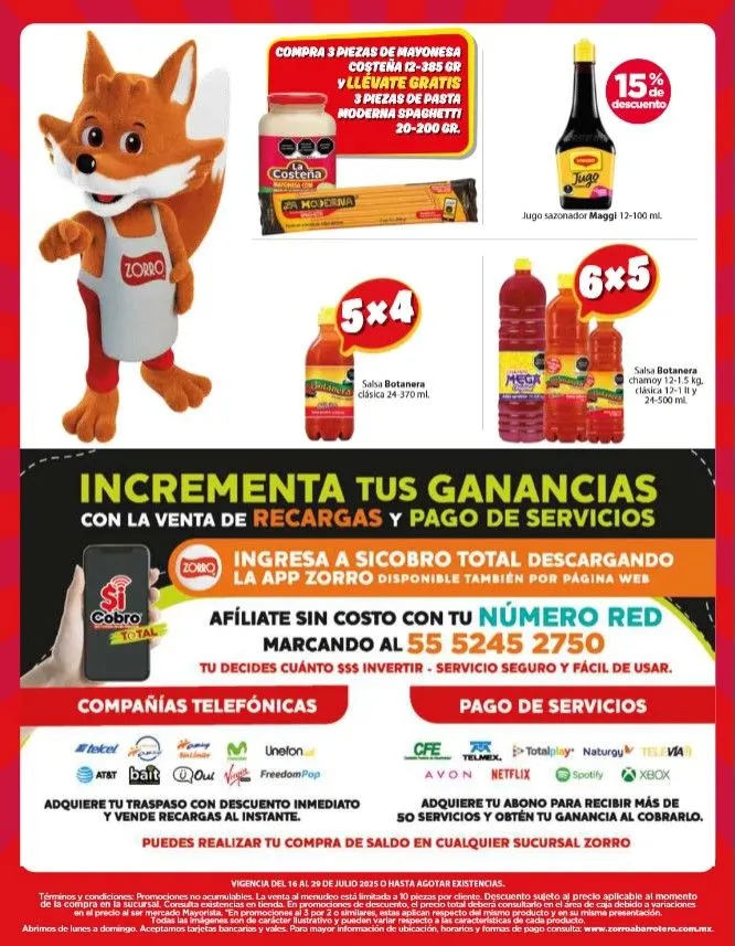 Catálogo de Zorro - Catálogos semanales 16 de julio al 29 de julio 2025 - Pagina 3