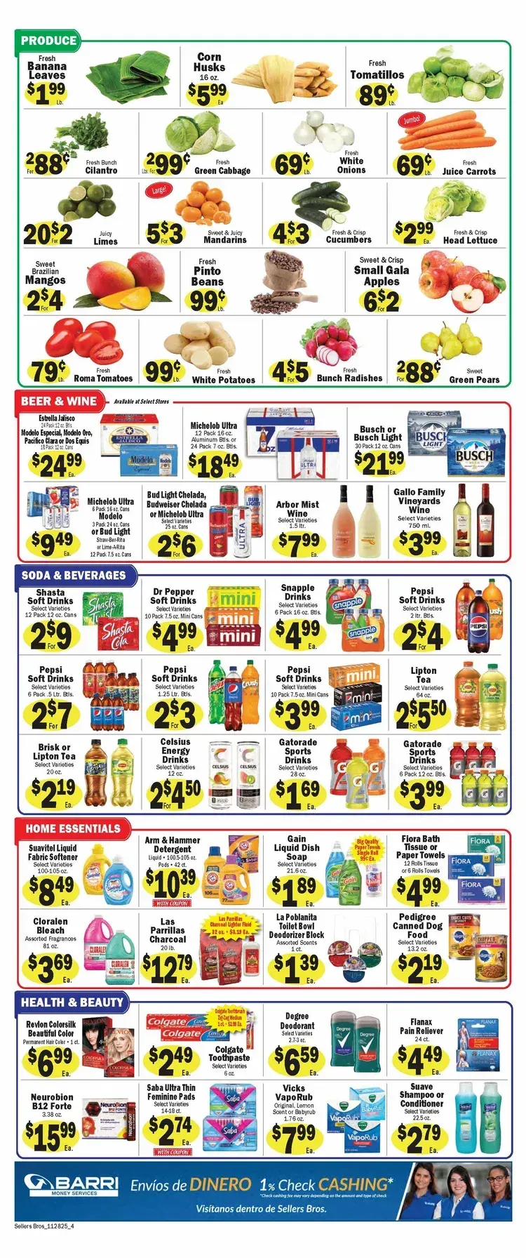 Weekly ad Sellers Bros Sales from November 28 to December 3 2025 - Page 4