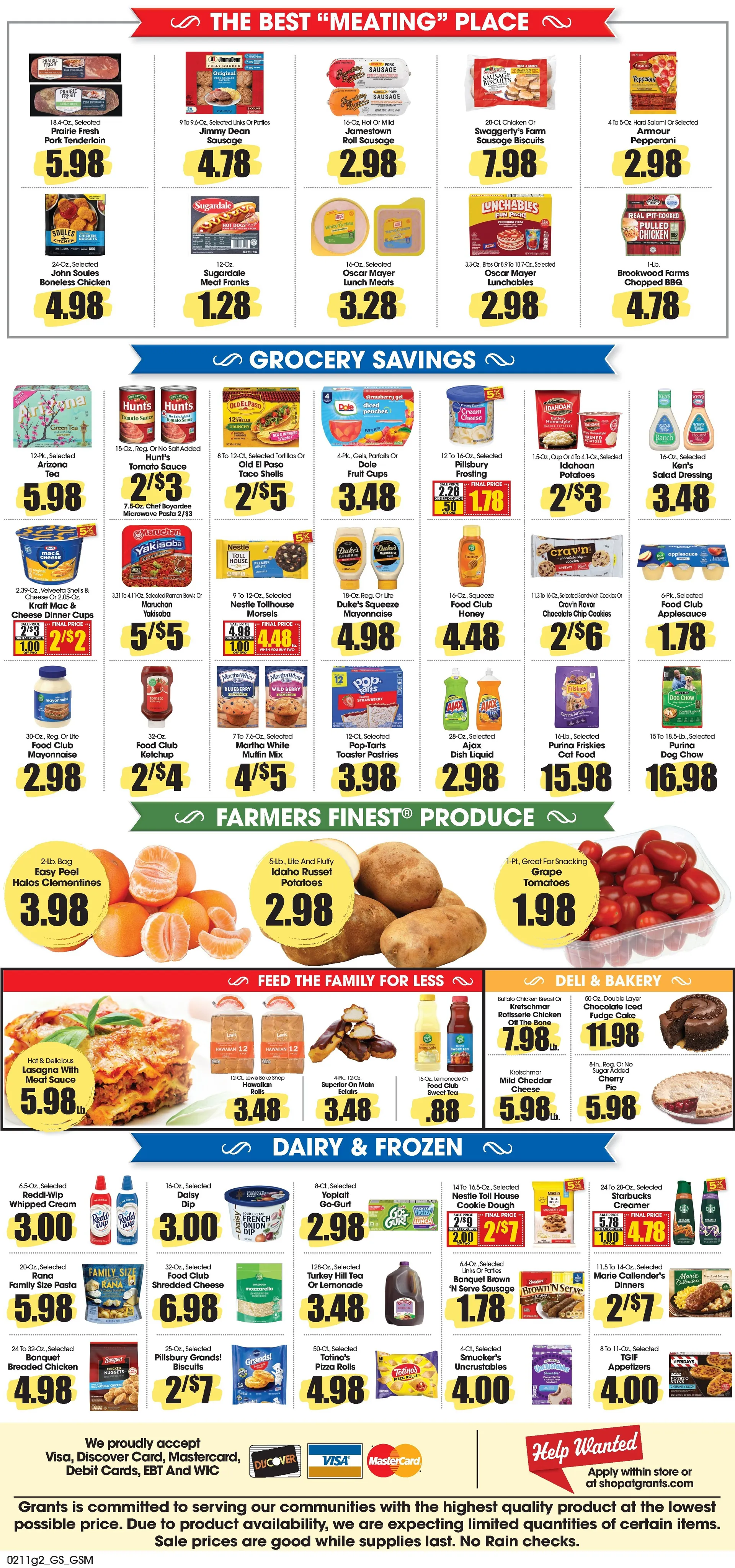 Weekly ad Grant's Supermarket Sales from February 12 to February 17 2026 - Page 4