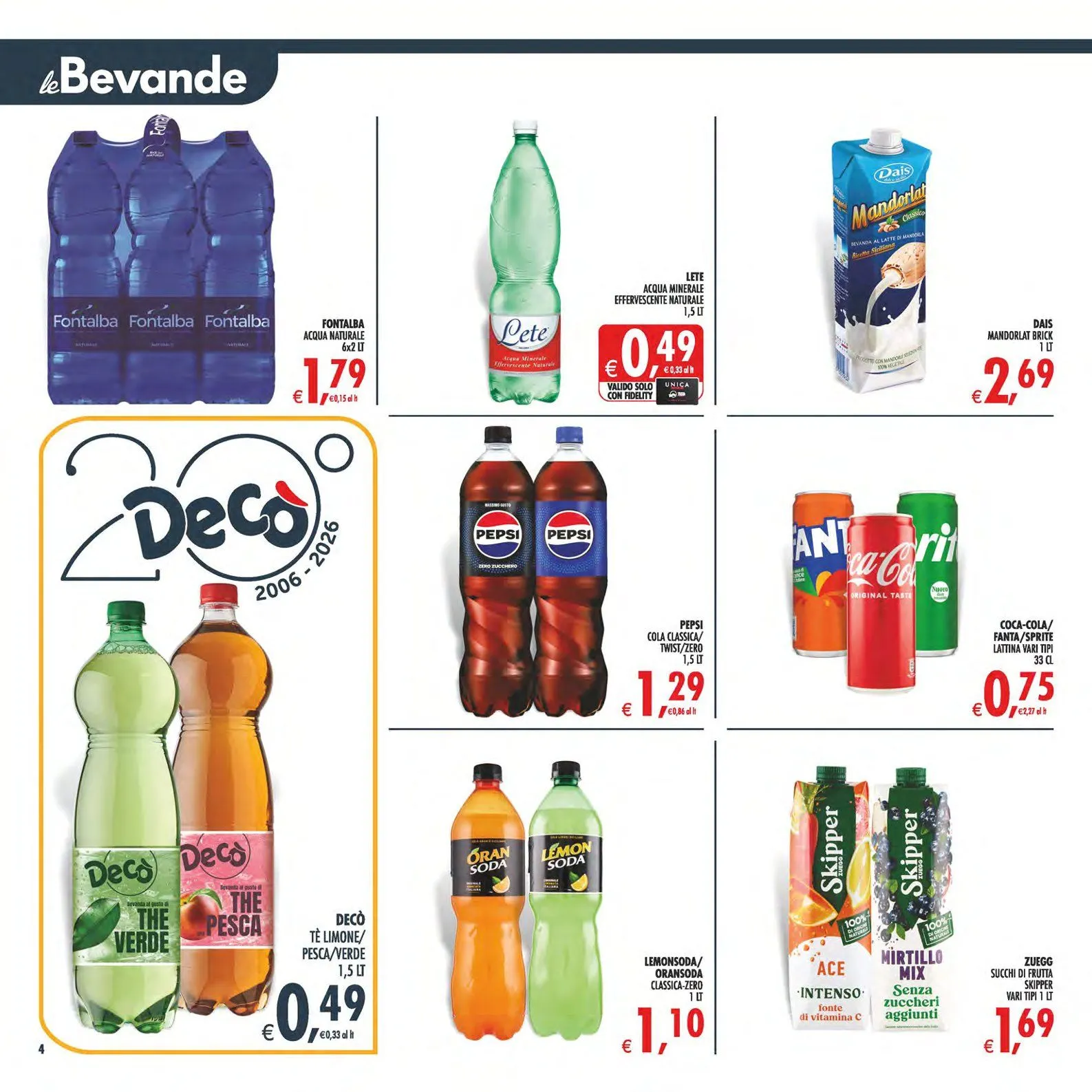 Volantini Deco Supermercati da 19 giugno a 29 giugno di 2026 - Pagina del volantino 4