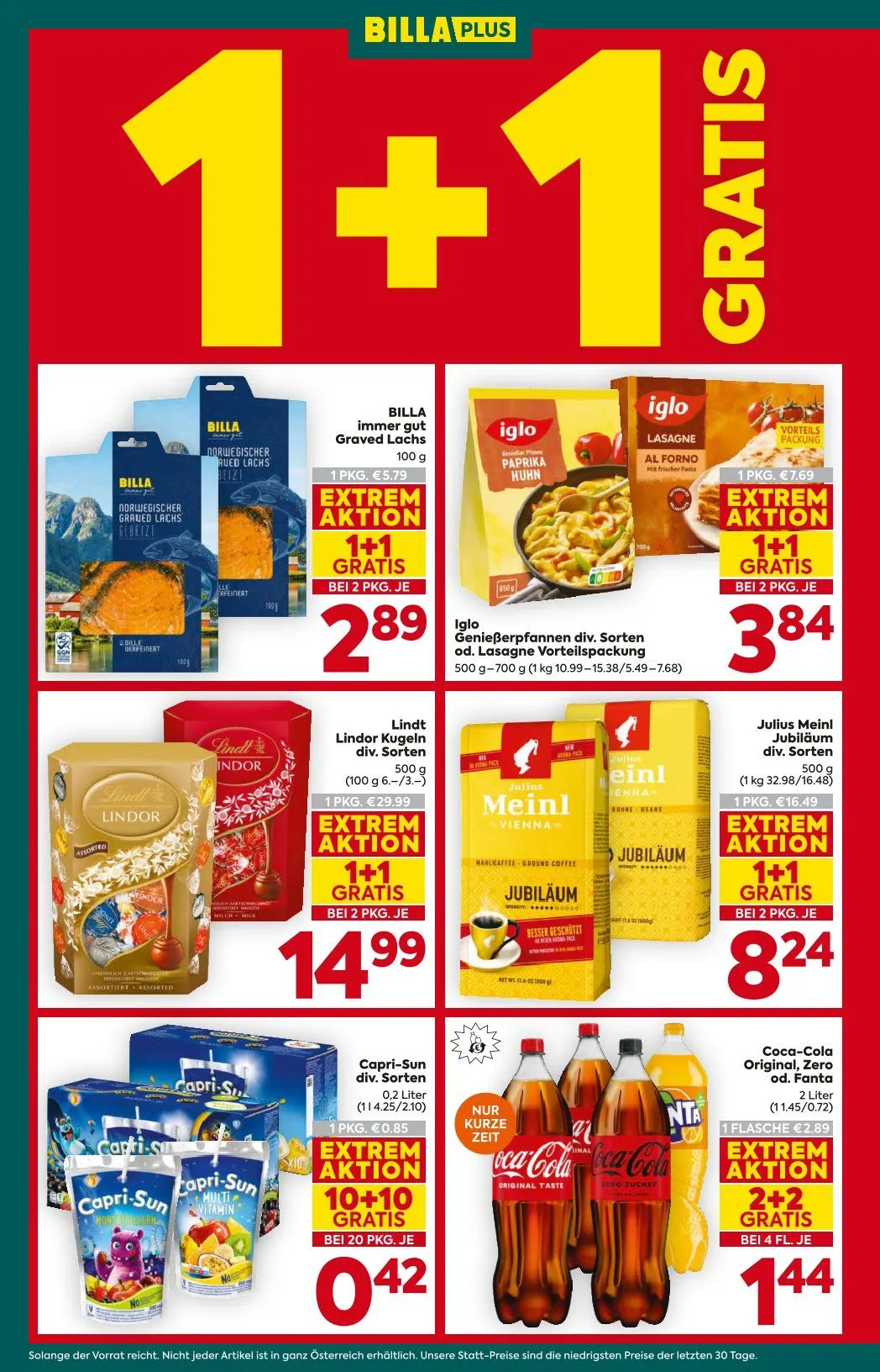 Billa Plus Prospekte von 21. Mai bis 27. Mai 2026 - Flugblätt seite 4