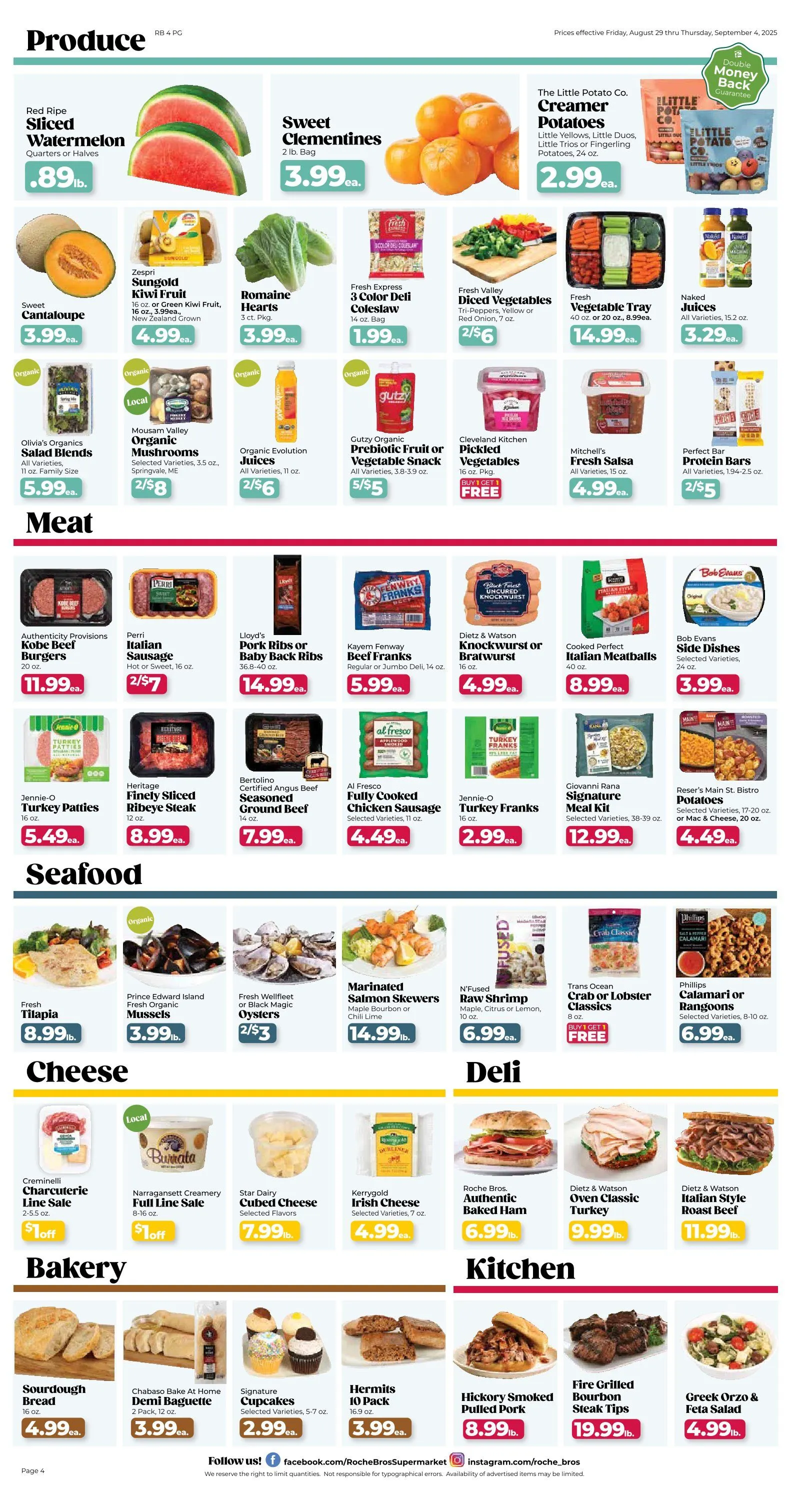 Weekly ad Roche Bros. Sales from August 29 to September 4 2025 - Page 4