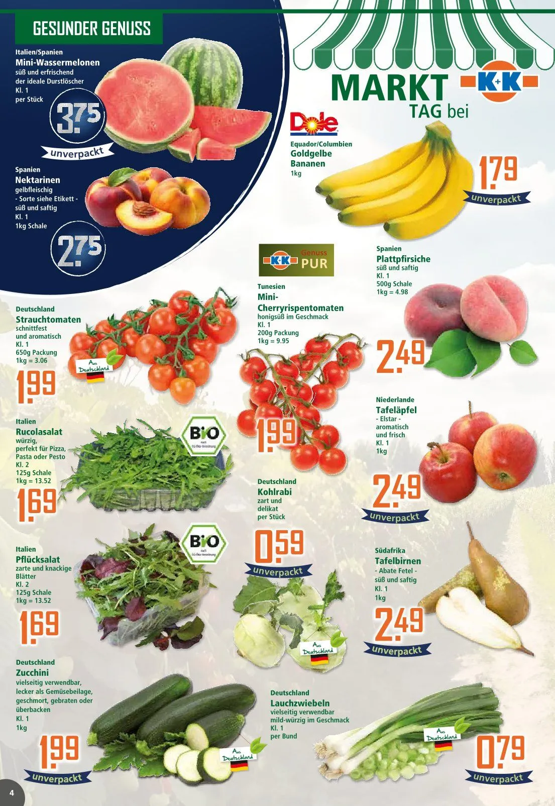 Klaas und Kock Prospekte von 7. Juli bis 12. Juli 2025 - Prospekt seite 4