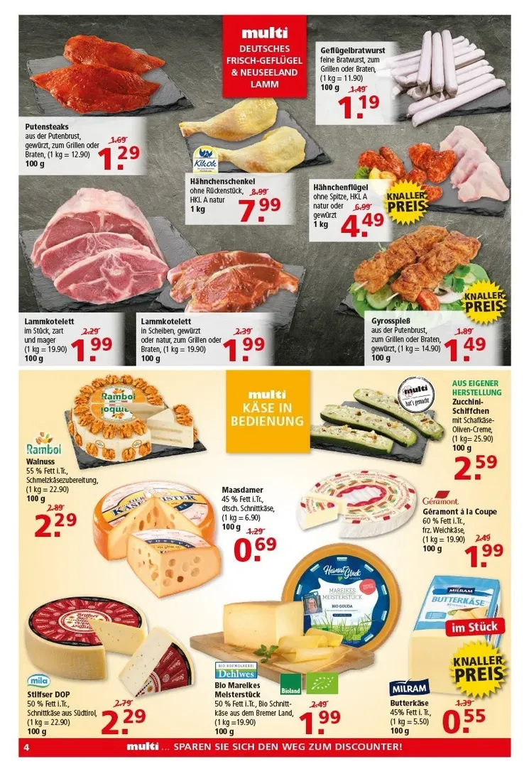 Multi Markt Angebote von 11. Mai bis 16. Mai 2026 - Prospekt seite 4