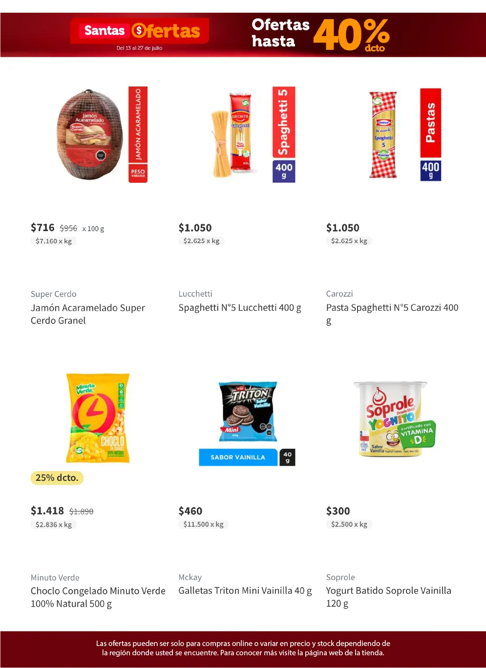 Catálogo de Santa Isabel Ofertas 17 de julio al 31 de julio 2026 - Página 3