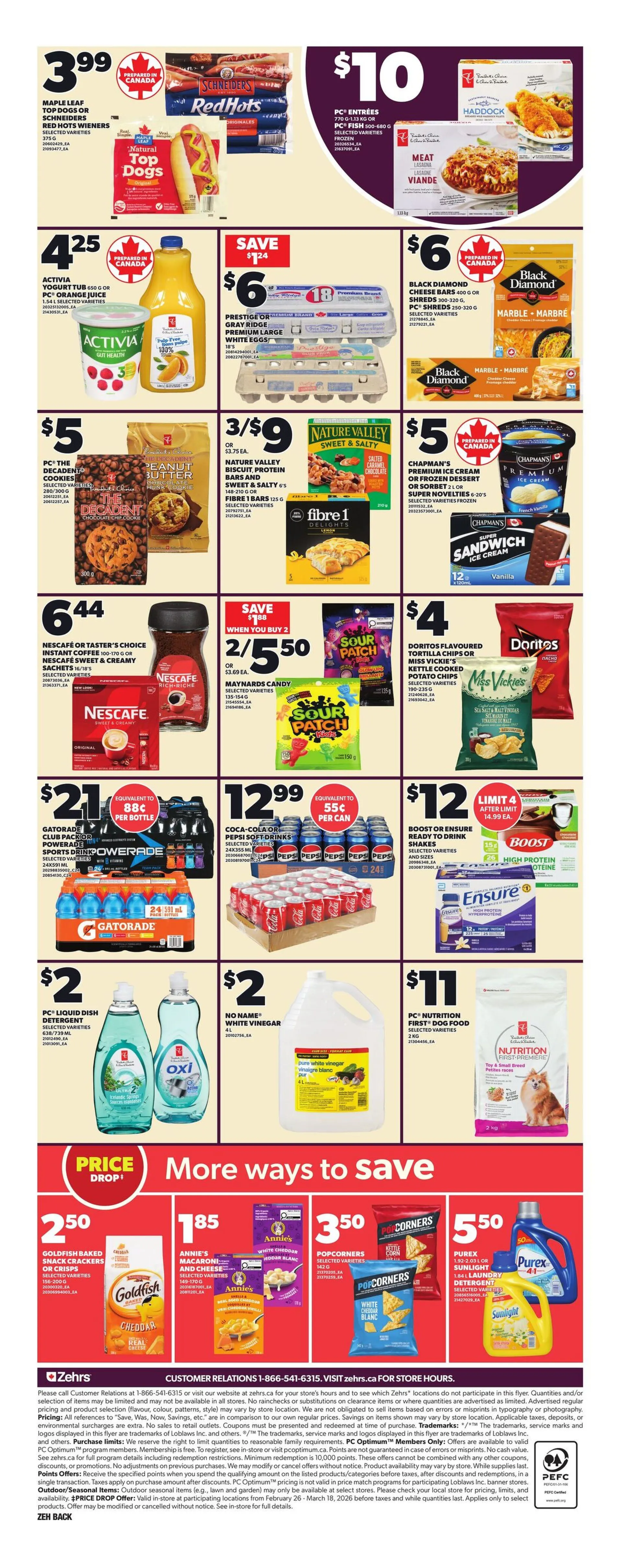 Zehrs Sales from February 26 to March 4 2026 - flyer page 4
