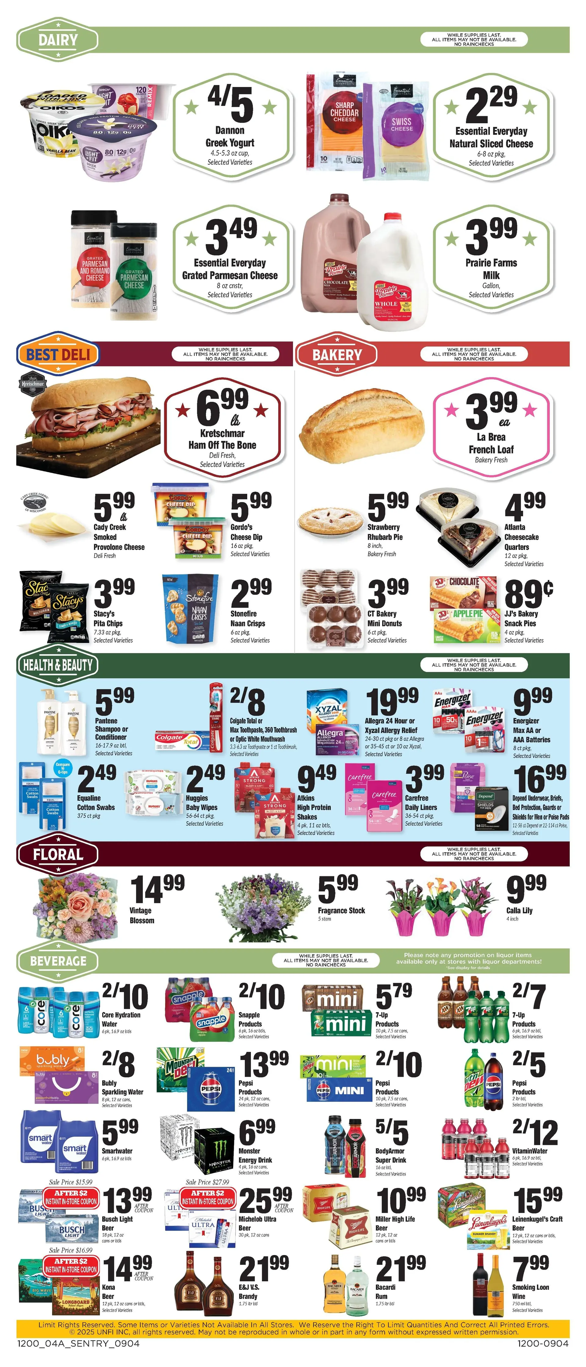 Weekly ad Sentry Foods Sales from September 4 to September 12 2025 - Page 4