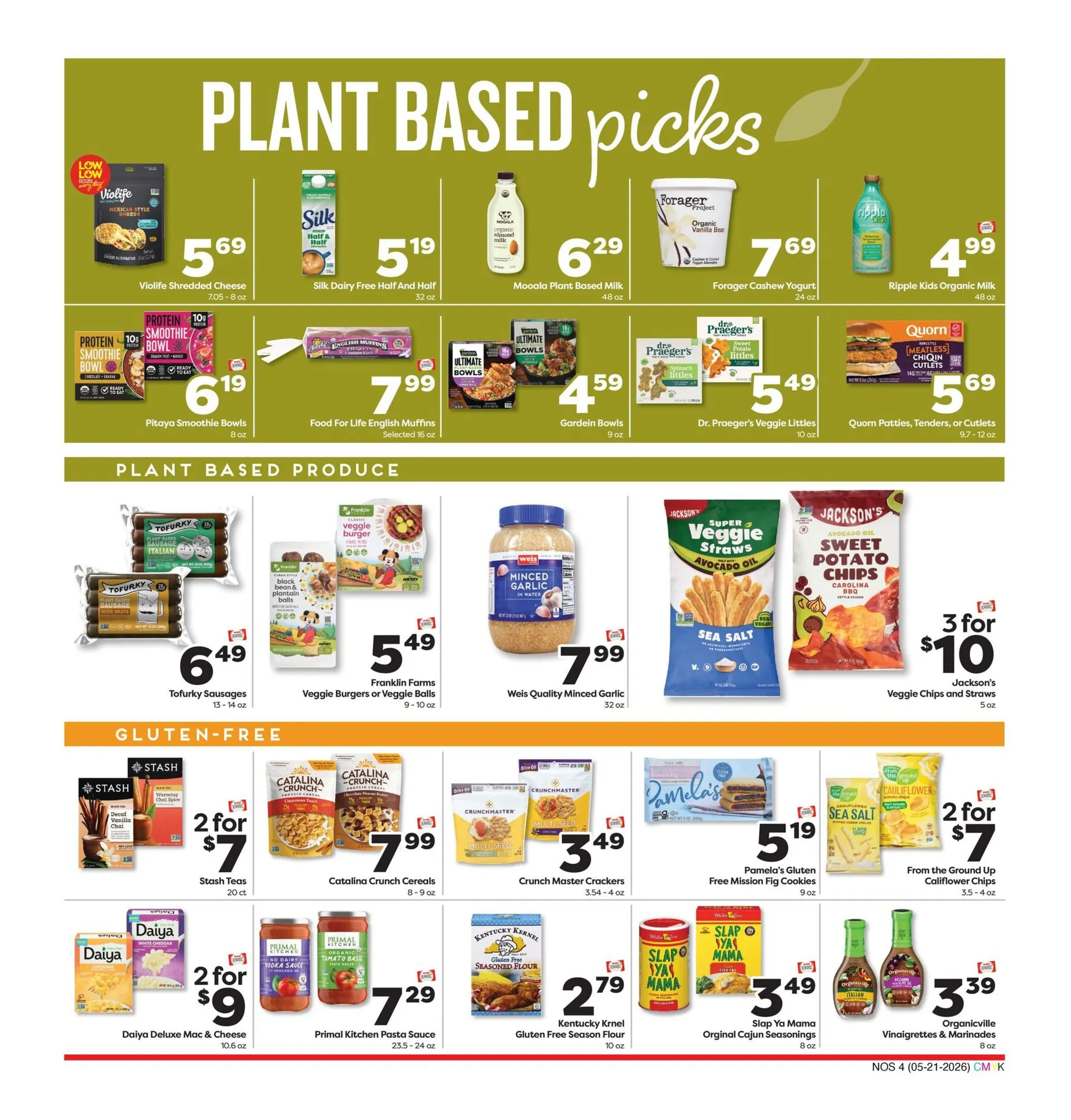 Weekly promotion Weis Sales spanning from May 21 to June 17 2026 - Page 4 for Catalogue 365