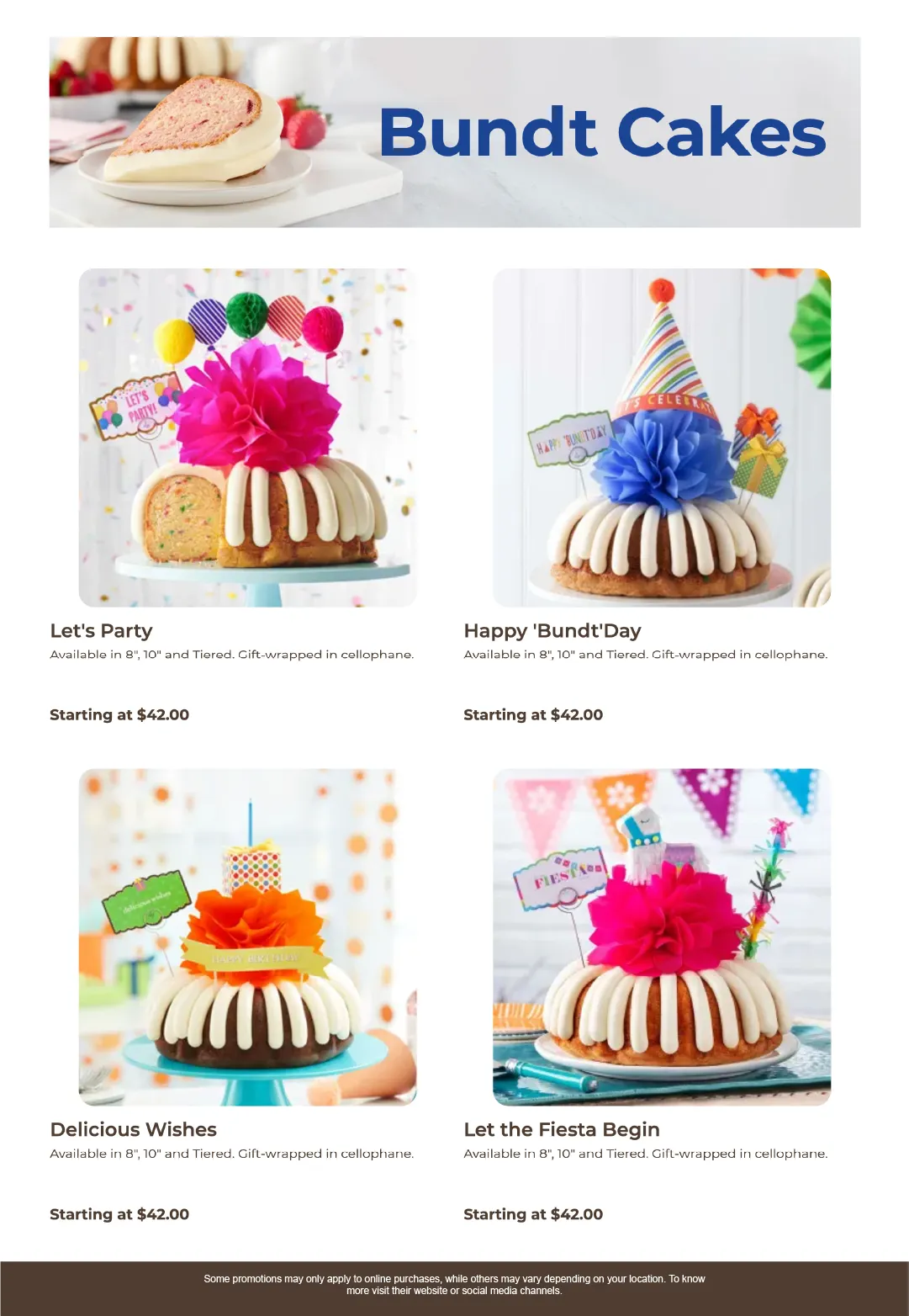 Weekly ad  Nothing Bundt Cakes Sales from January 23 to February 6 2026 - Page 3