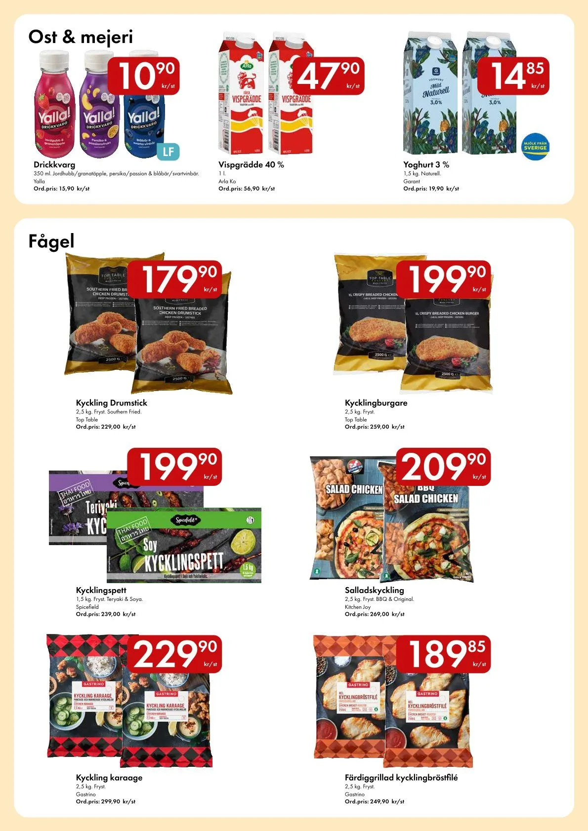  Axfood Snabbgross erbjudanden från 27 juli till 9 augusti 2026 - Reklamblad sidor 4