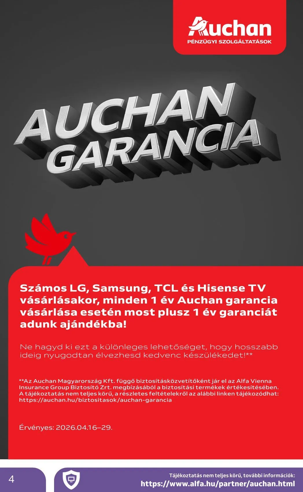 Katalógus  Auchan április 16.-tól április 29.-ig 2026. - Oldal 4