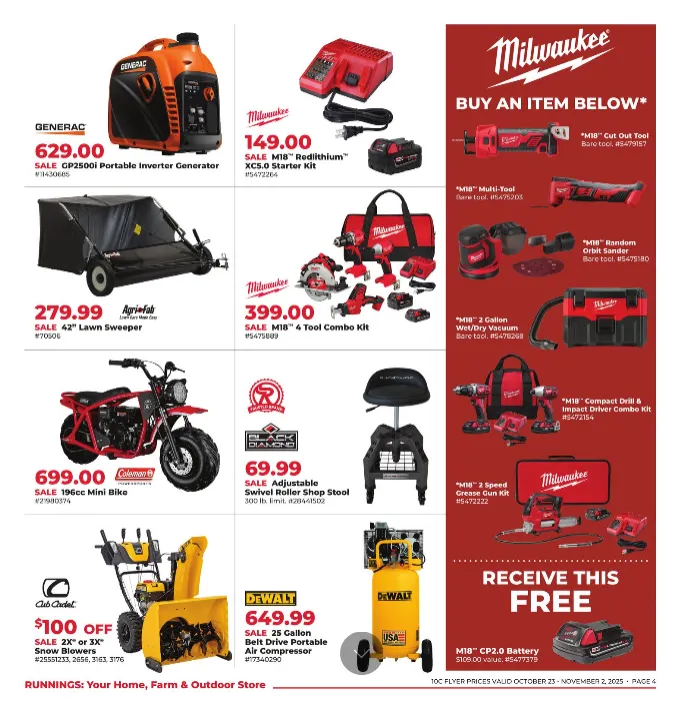Weekly ad Runnings Sales from October 23 to November 2 2025 - Page 4