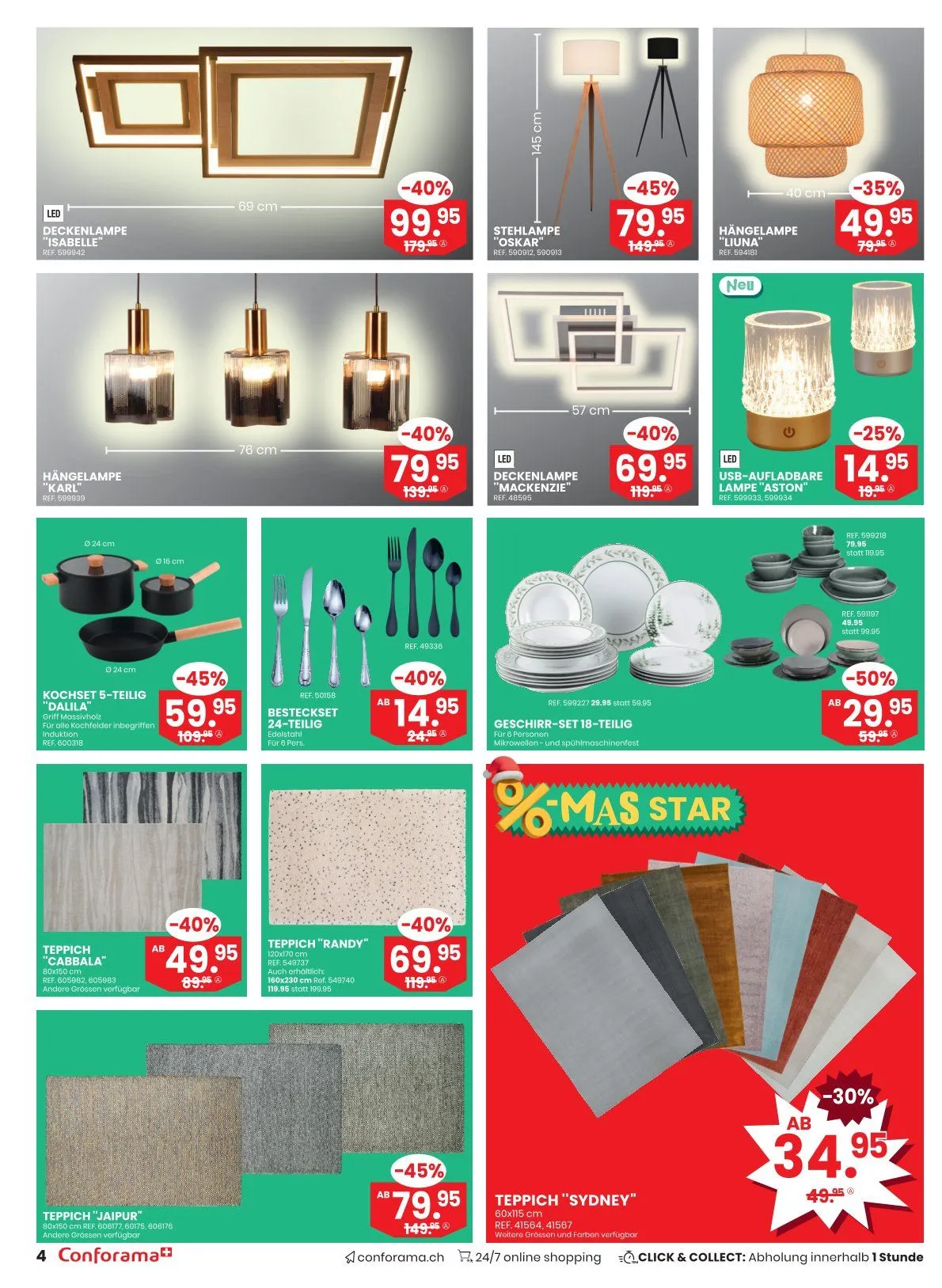 Conforama Prospekt von 19. Dezember bis 30. Dezember 2024 - Prospekt seite  4