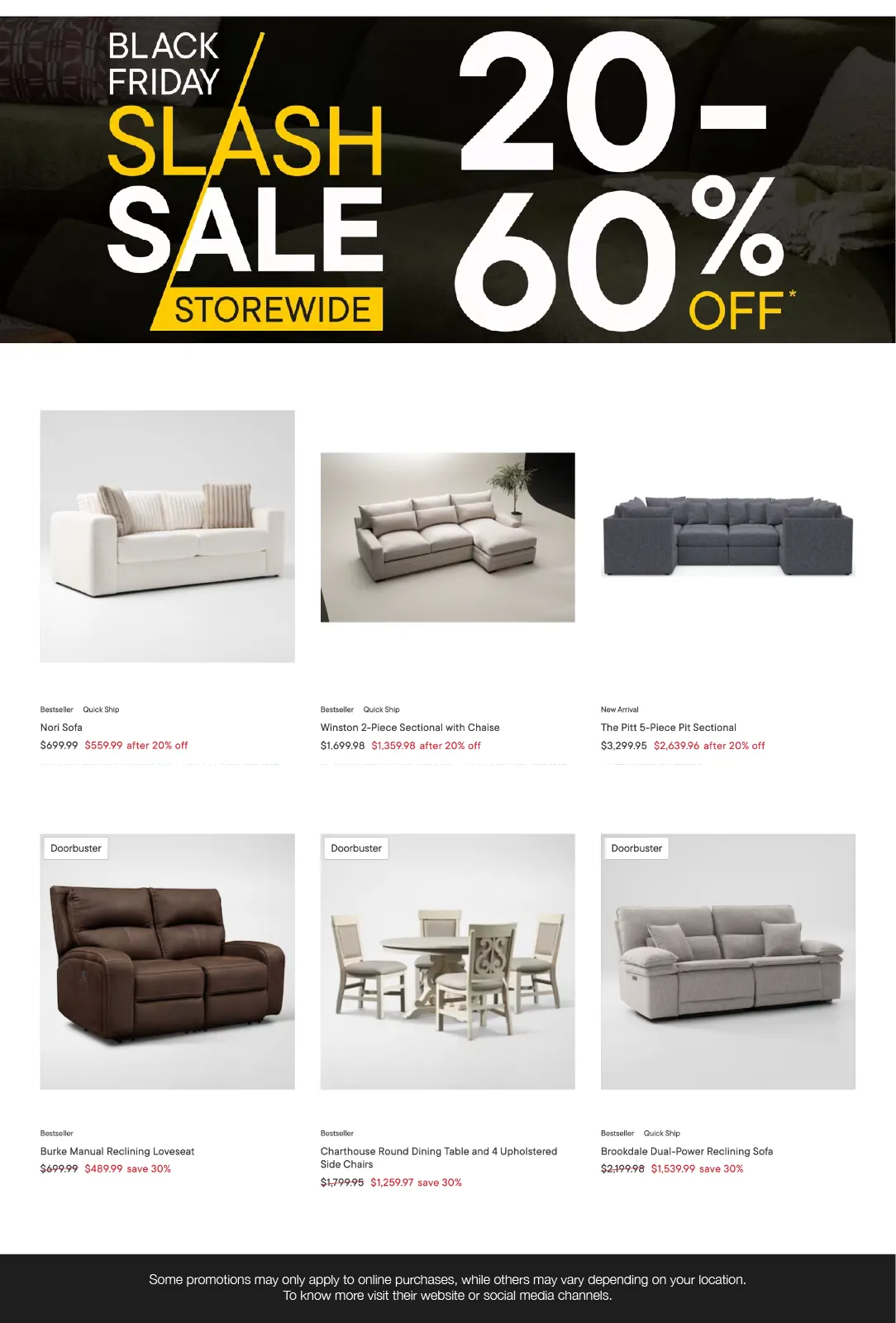 Weekly ad American Signature Furniture Sales from November 25 to December 6 2025 - Page 3