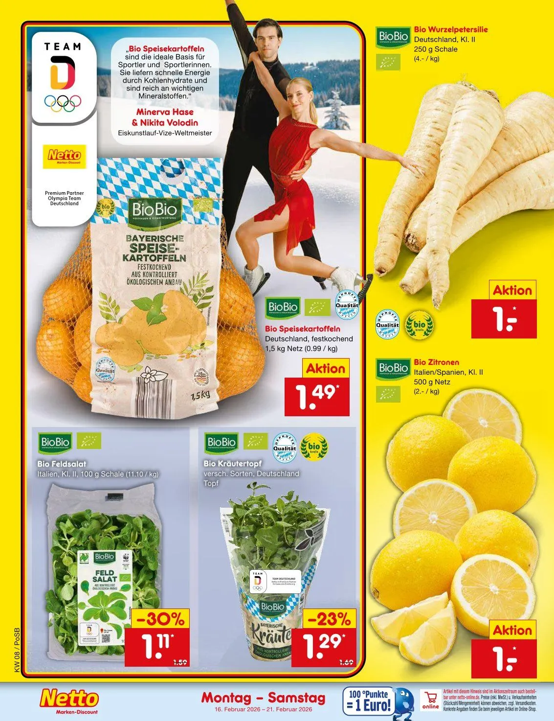 Netto Marken-Discount Angebote von 16. Februar bis 21. Februar 2026 - Prospekt seite 4