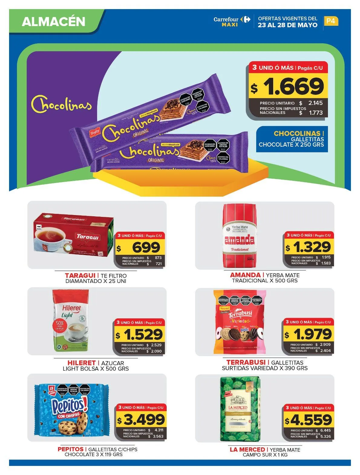 Ofertas de Ofertas Carrefour Maxi  22 de mayo al 28 de mayo 2026 - Página 4 del catálogo