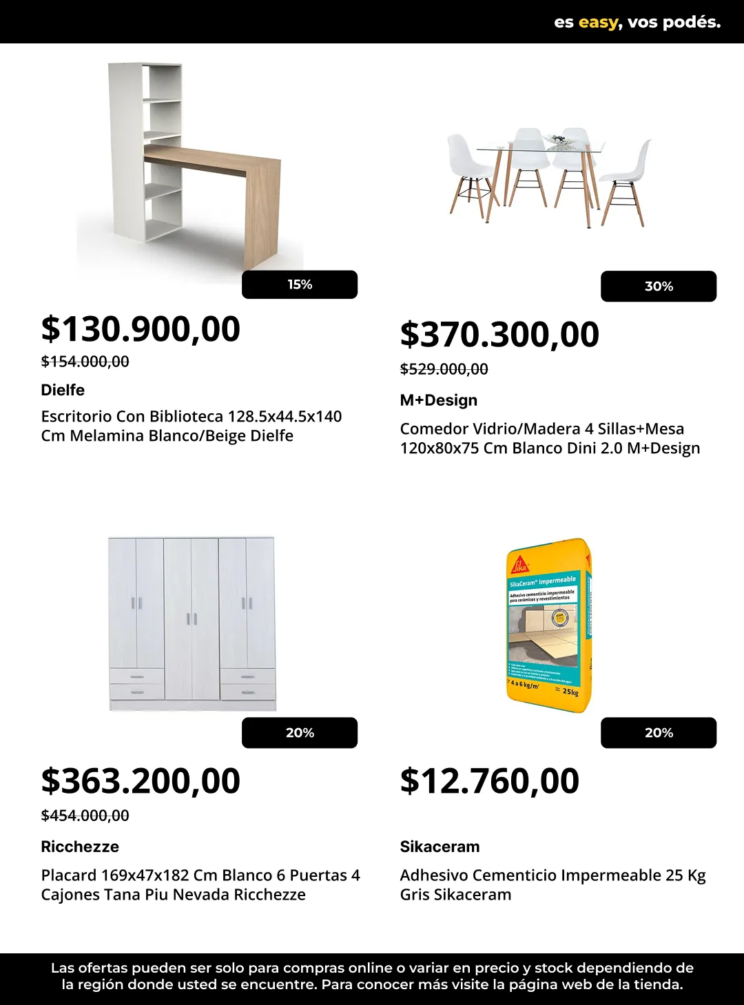 Ofertas de  Easy Ofertas 14 de abril al 3 de mayo 2026 - Página 4 del catálogo