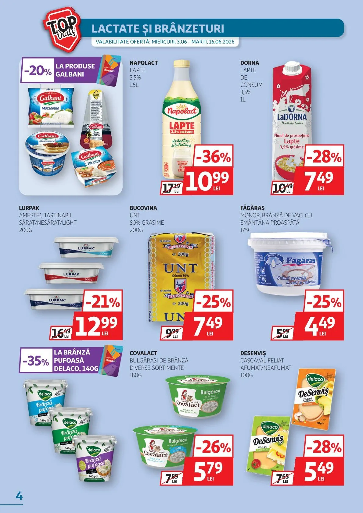Catalog Auchan  de la 3 iunie până la 16 iunie 2026 - Revista Pagina 4