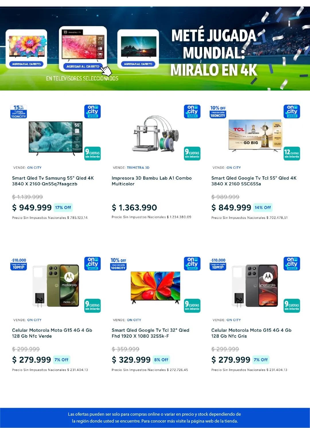 Ofertas de  On City Ofertas 17 de abril al 30 de abril 2026 - Página 3 del catálogo