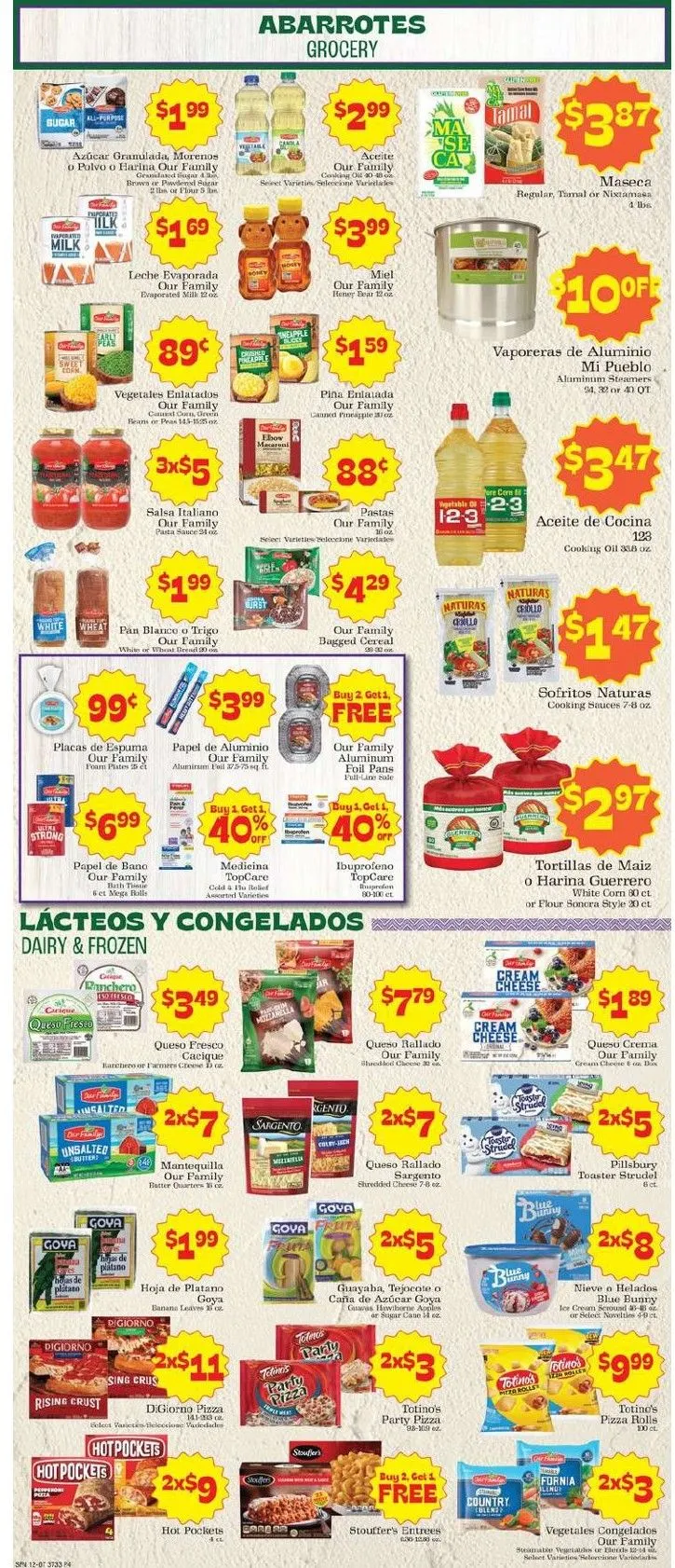 Weekly ad Supermercado Nuestra Familia Sales from December 7 to December 13 2025 - Page 4