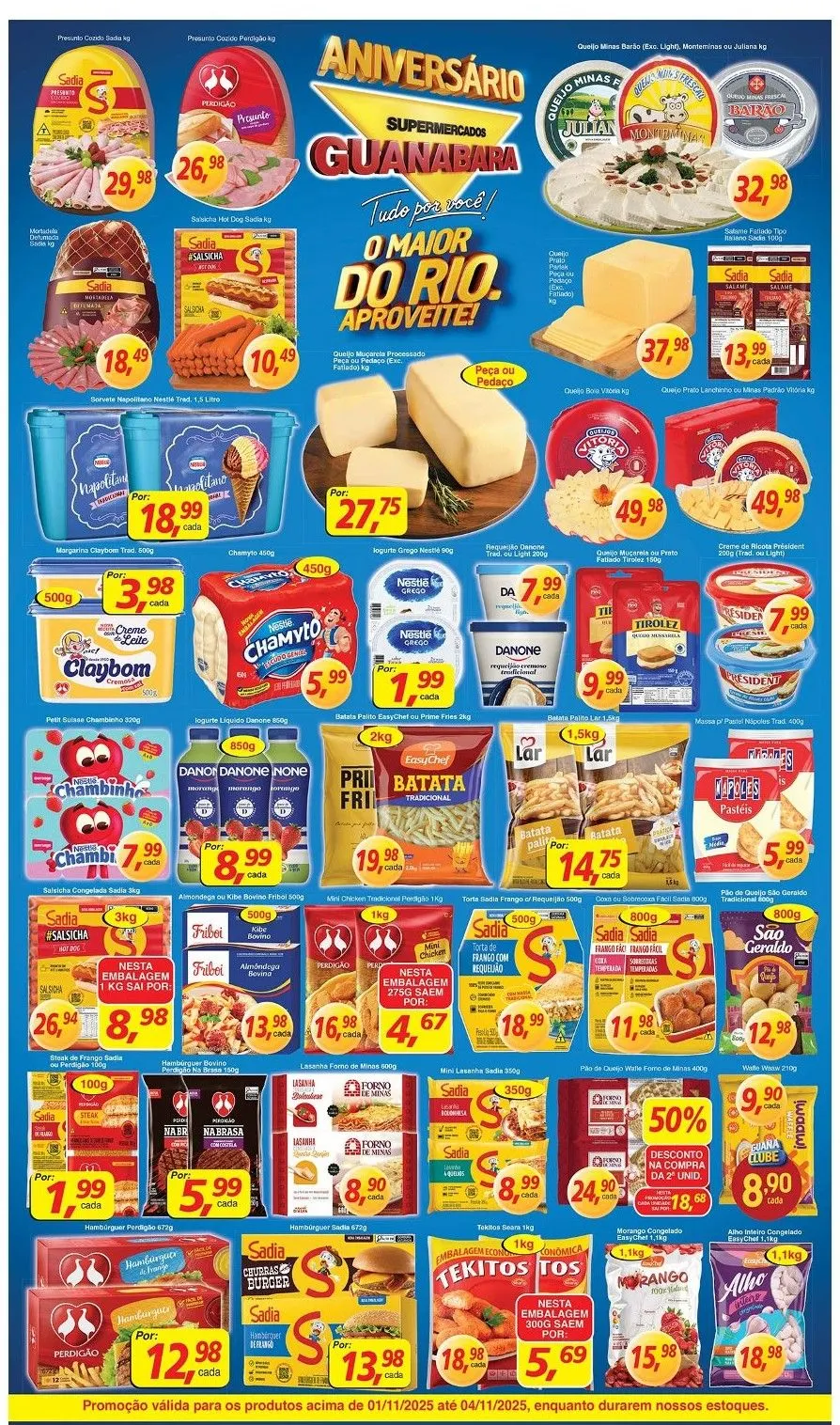 Encarte de Folhetos Supermercados Guanabara  1 de novembro até 4 de novembro 2025 - Pagina 4