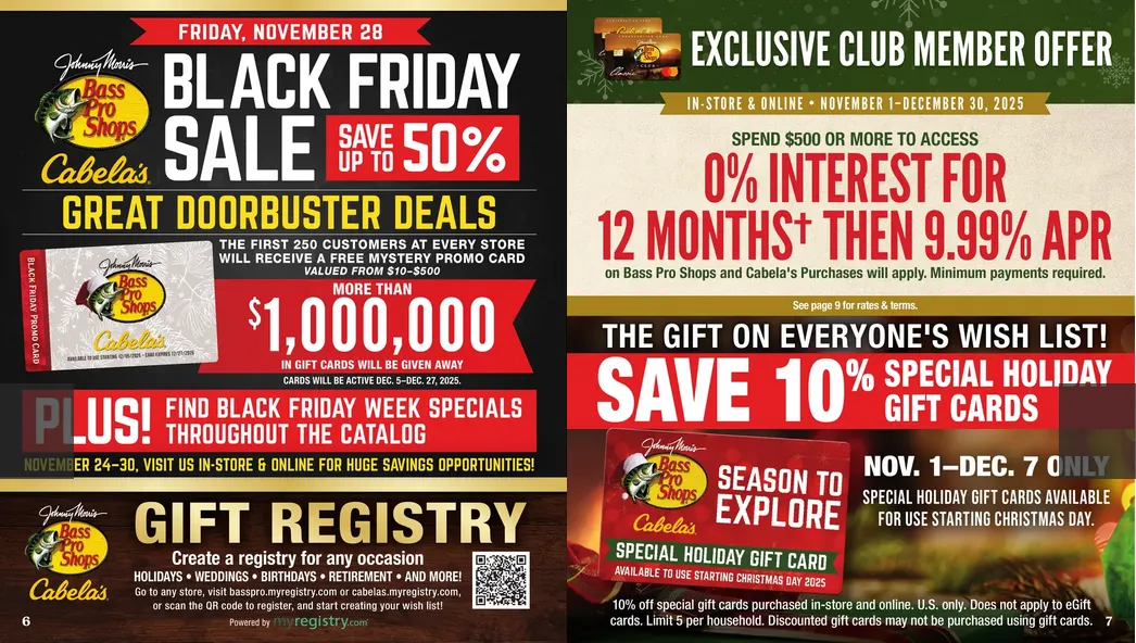 Cabelas Sales from December 1 to December 31 2025 - flyer page 4
